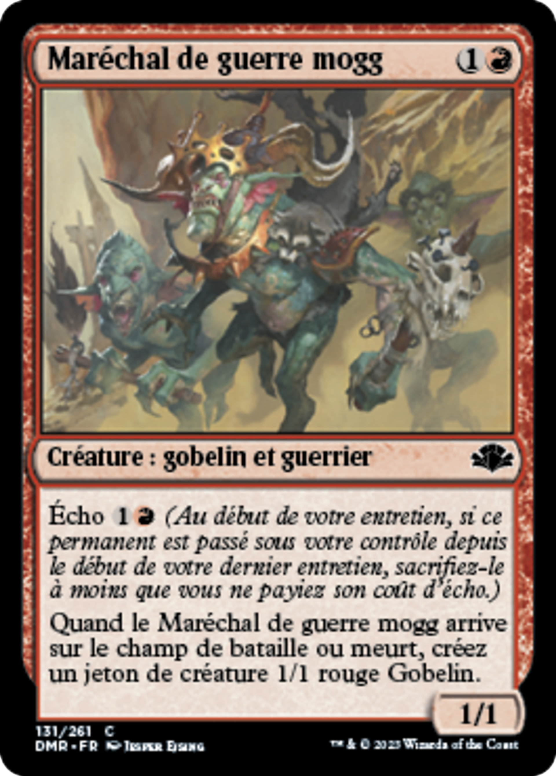 Maréchal de guerre mogg — Dominaria Remastered — Magic: The Gathering