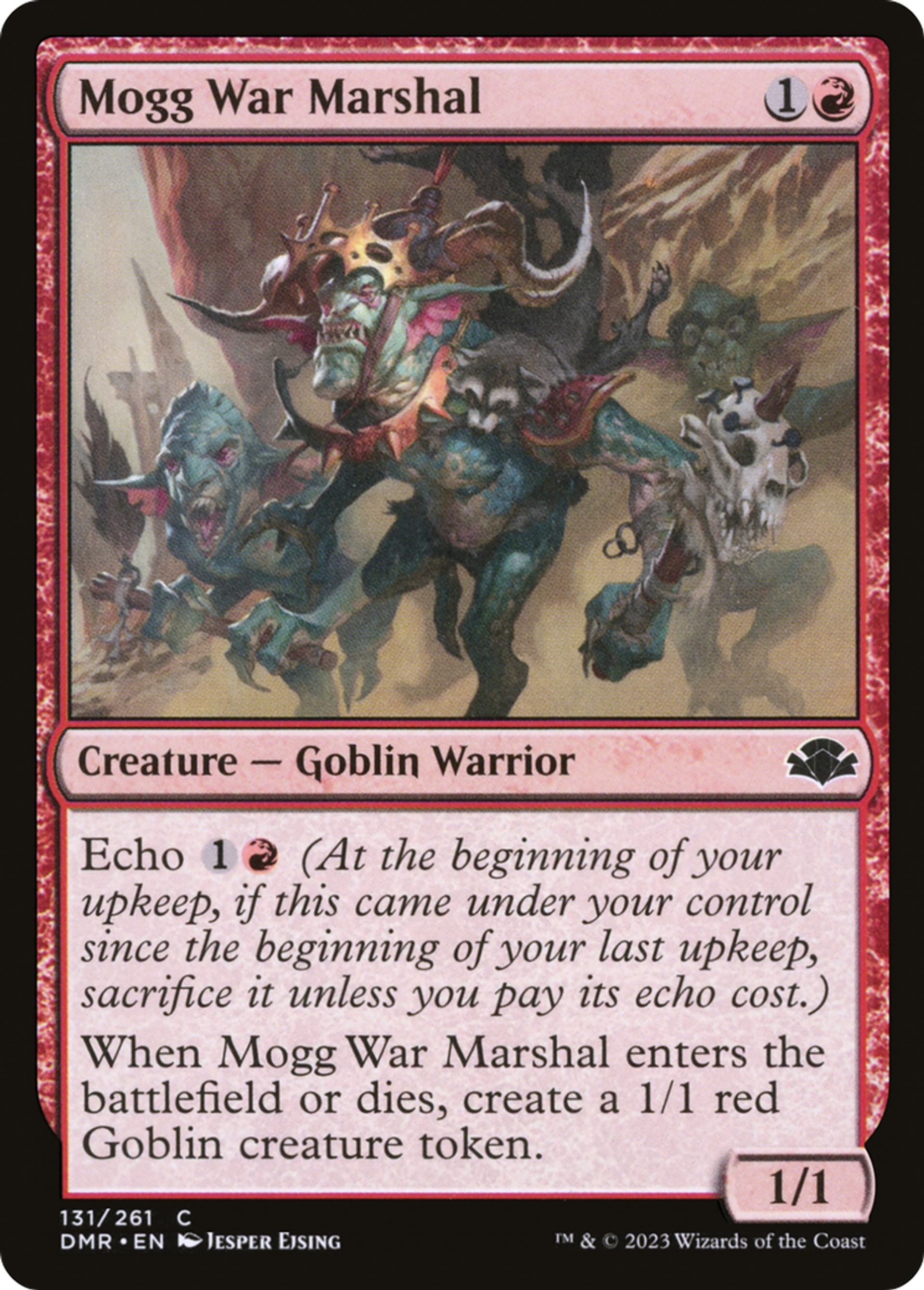 Maréchal de guerre mogg — Dominaria Remastered — Magic: The Gathering