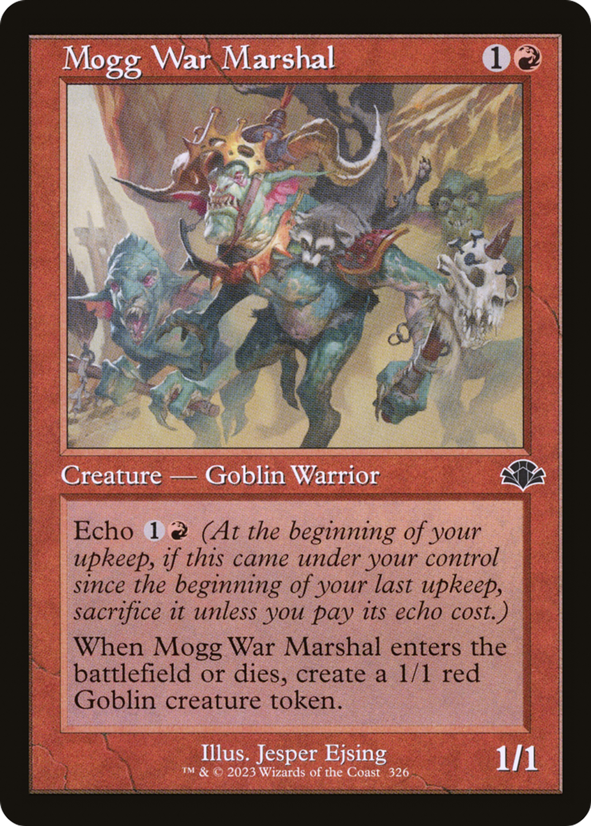 Mogg War Marshal — Dominaria Remastered — Magic: The Gathering