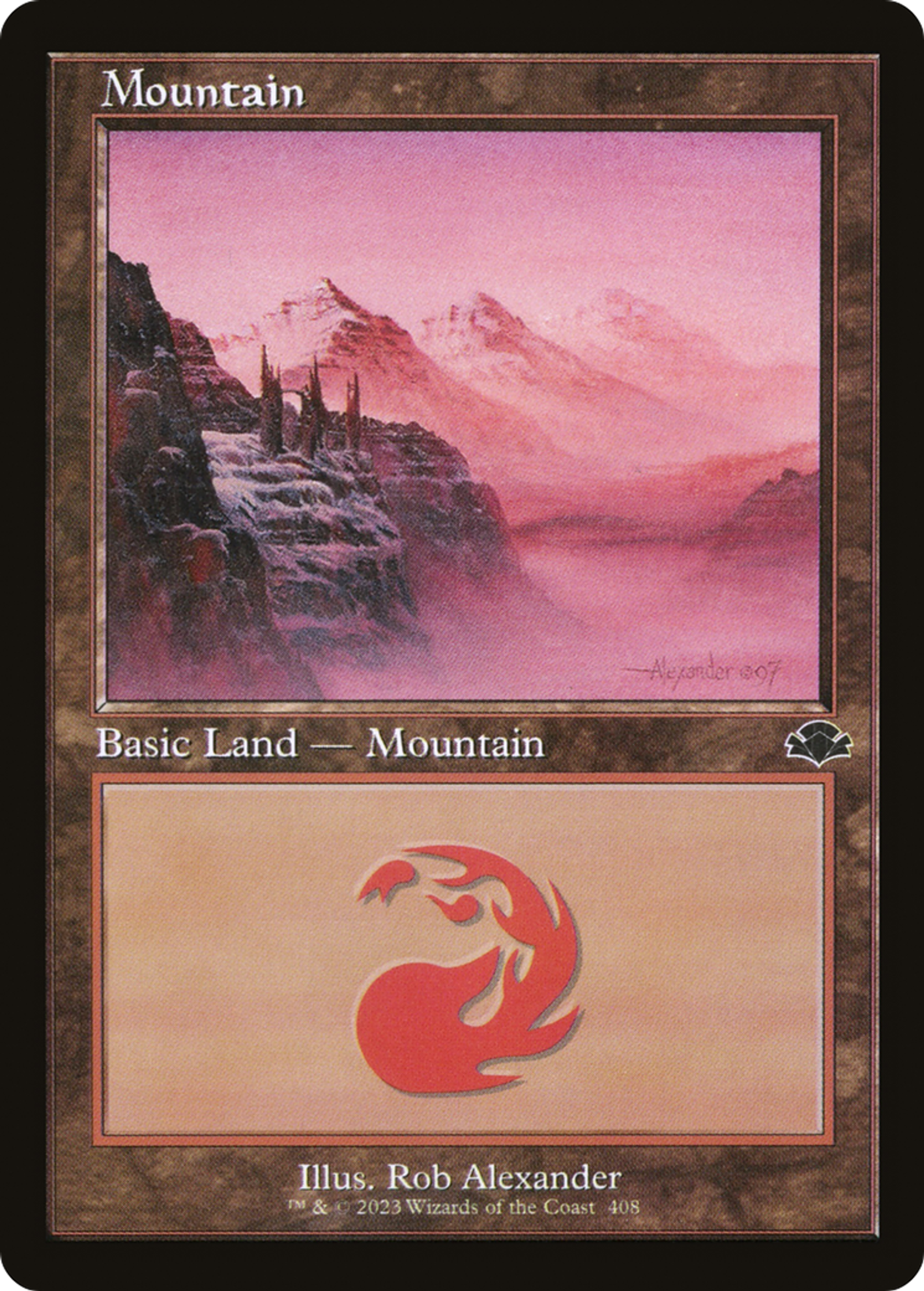 Mountain — Dominaria Remastered — Magic: The Gathering