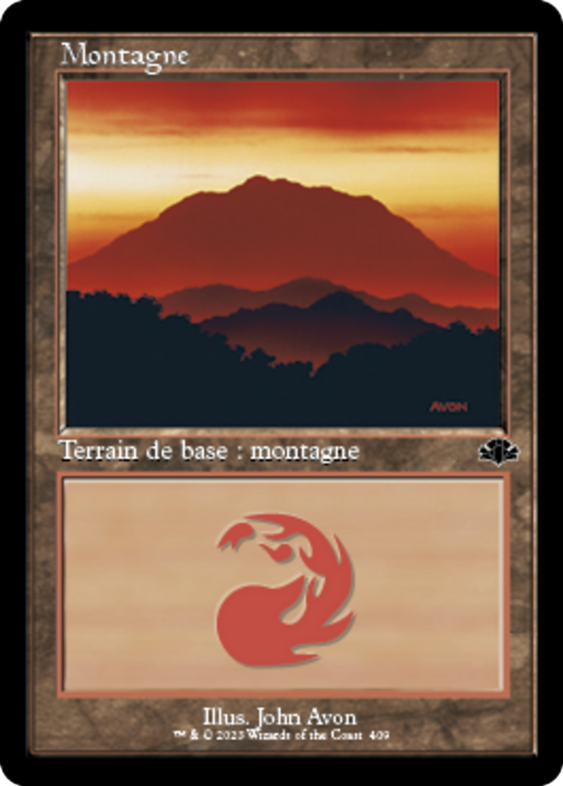 Montagne — Dominaria Remastered — Magic: The Gathering