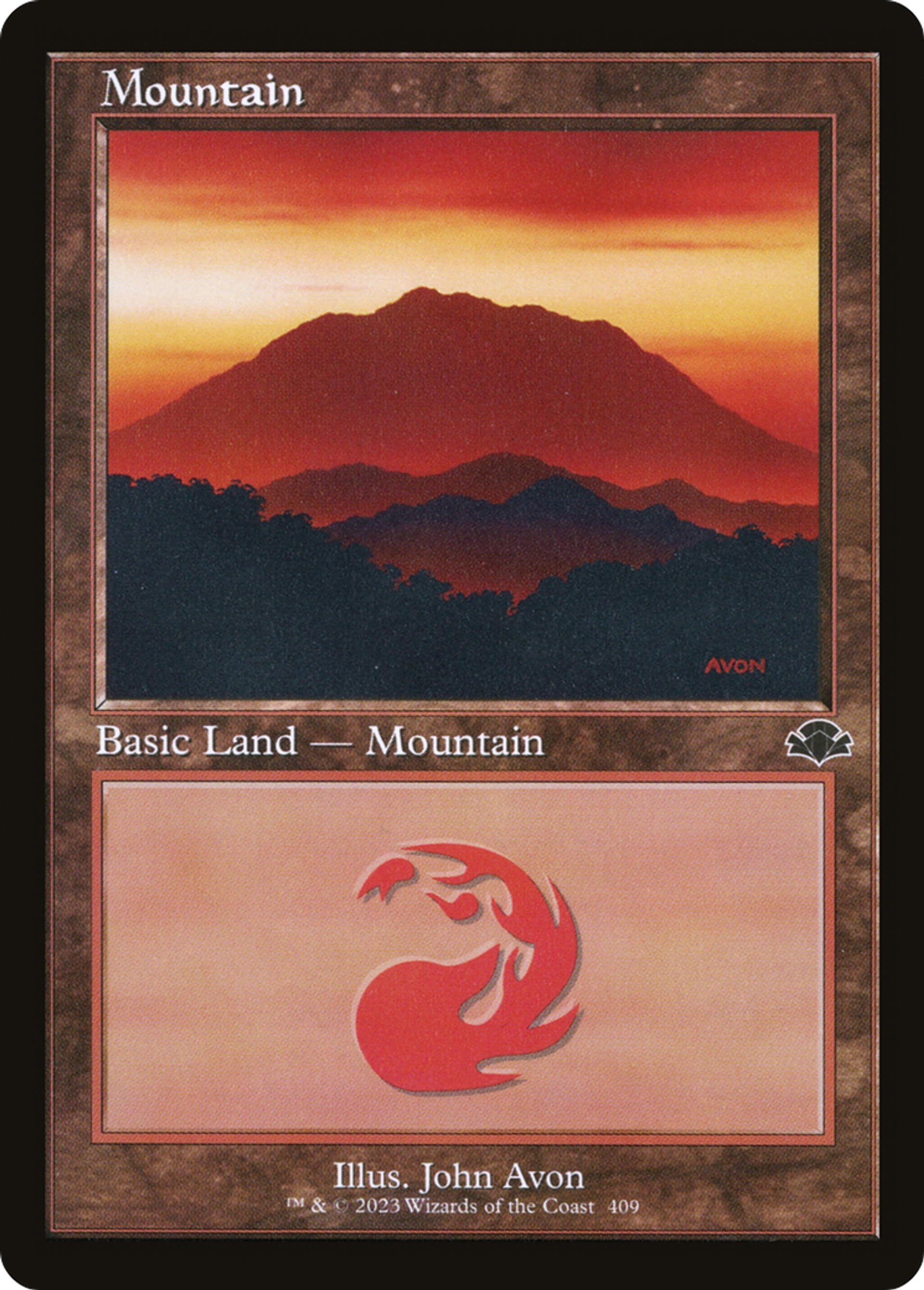 Mountain — Dominaria Remastered — Magic: The Gathering