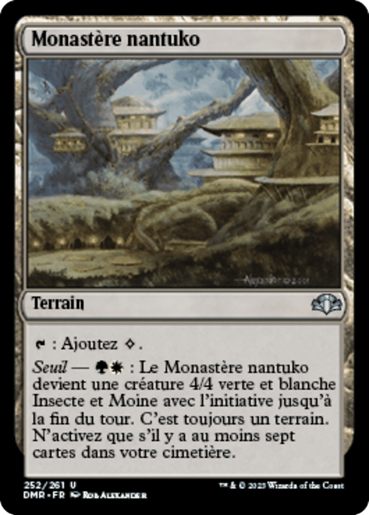 Monastère nantuko — Dominaria Remastered — Magic: The Gathering