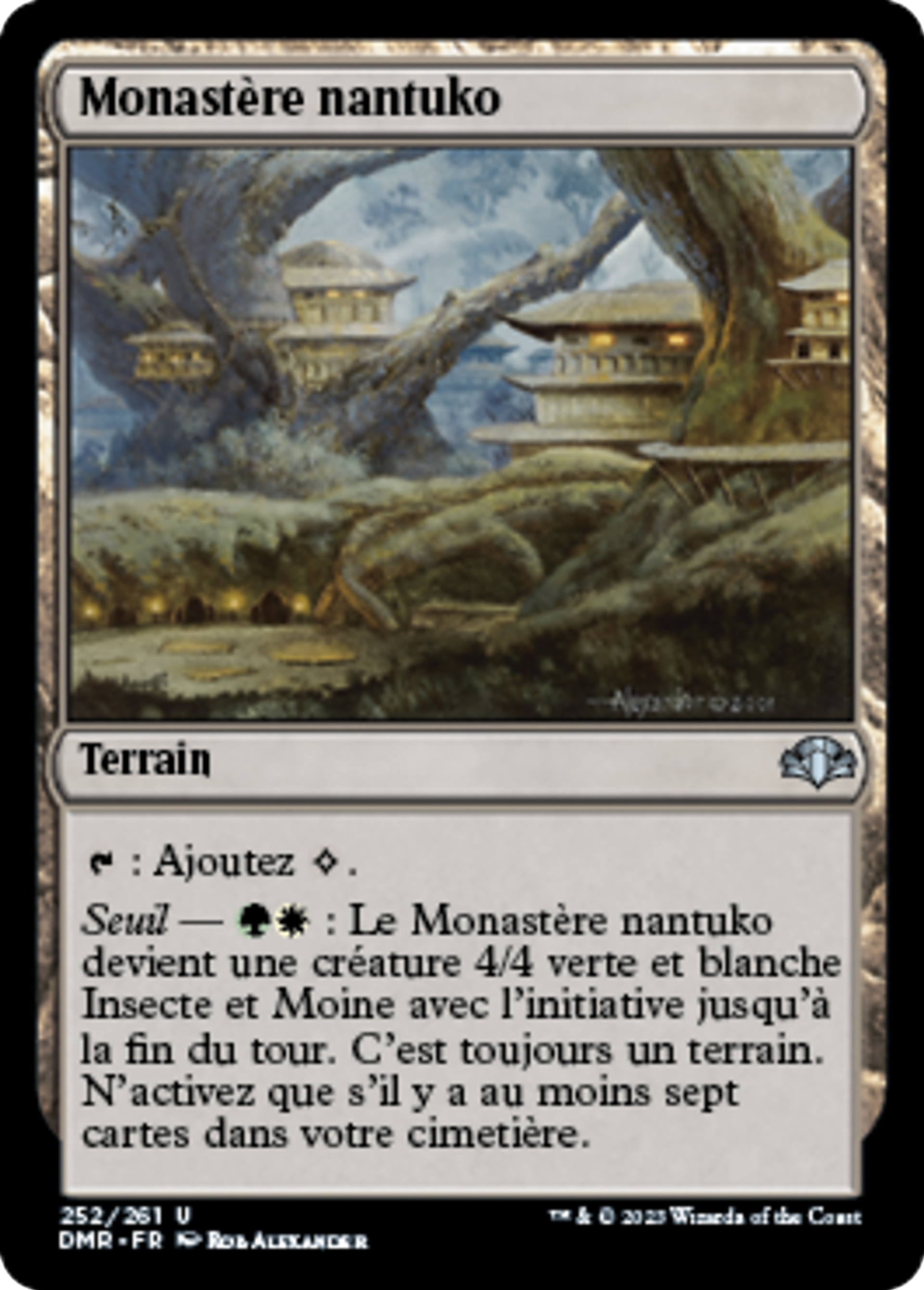 Monastère nantuko — Dominaria Remastered — Magic: The Gathering