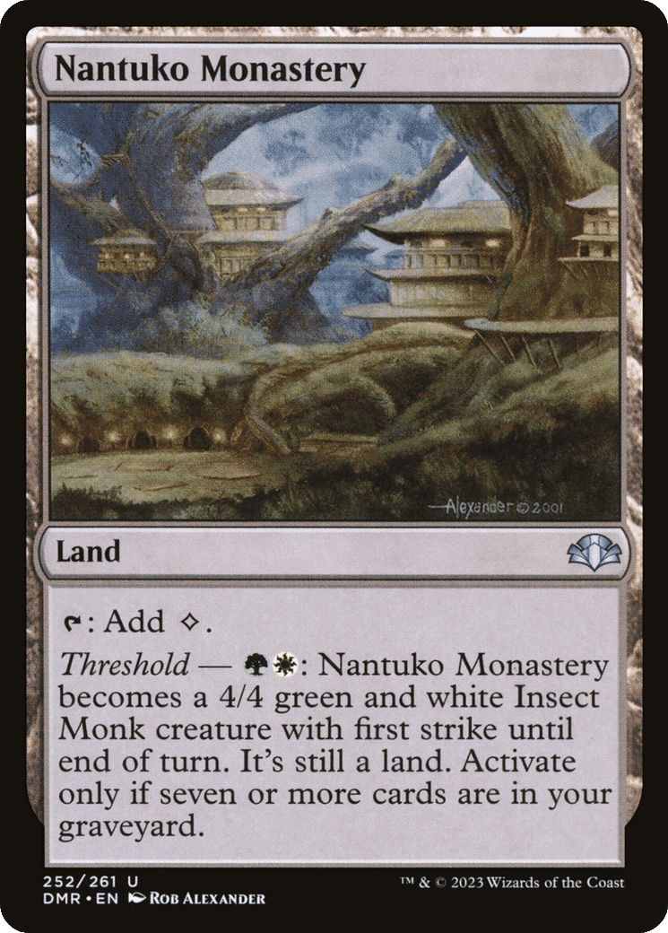 Nantuko Monastery — Dominaria Remastered — Magic: The Gathering
