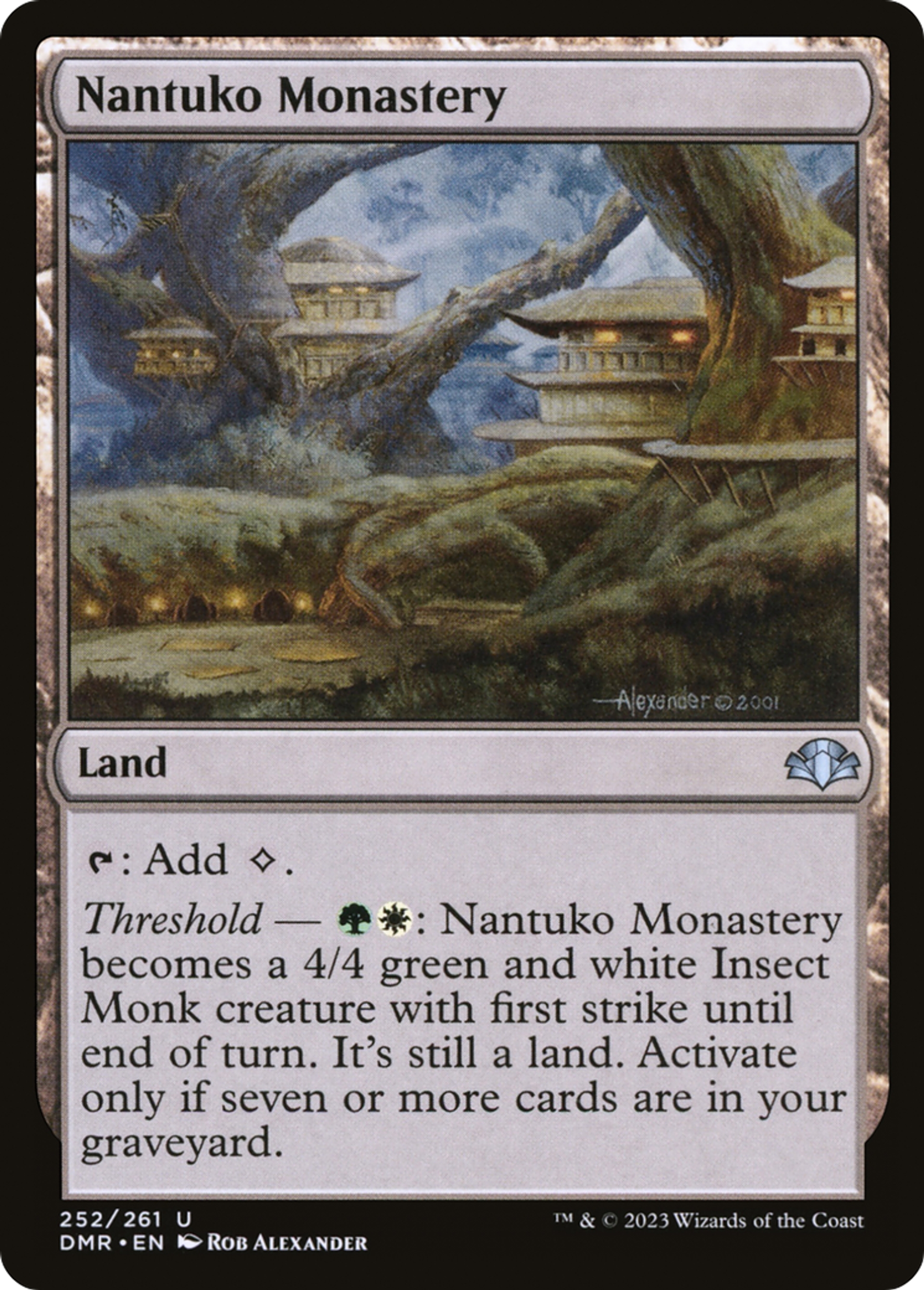 Nantuko Monastery — Dominaria Remastered — Magic: The Gathering
