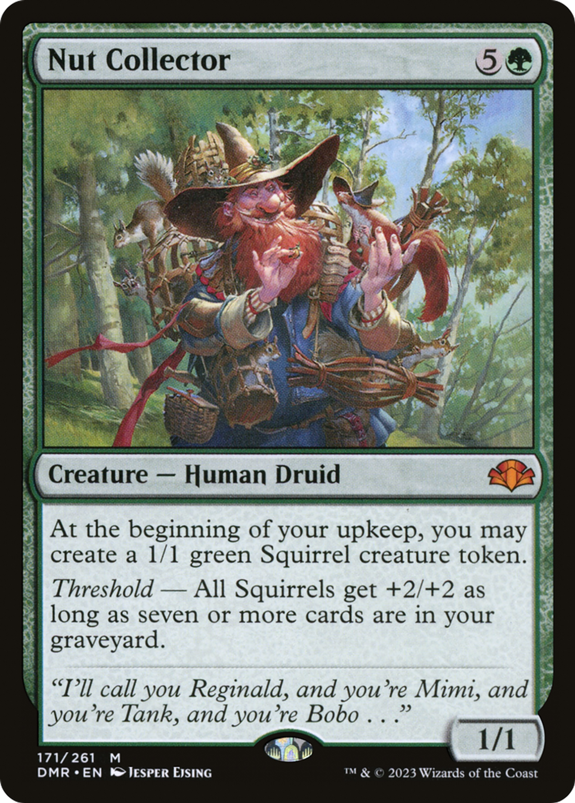 Collecteur de noix — Dominaria Remastered — Magic: The Gathering