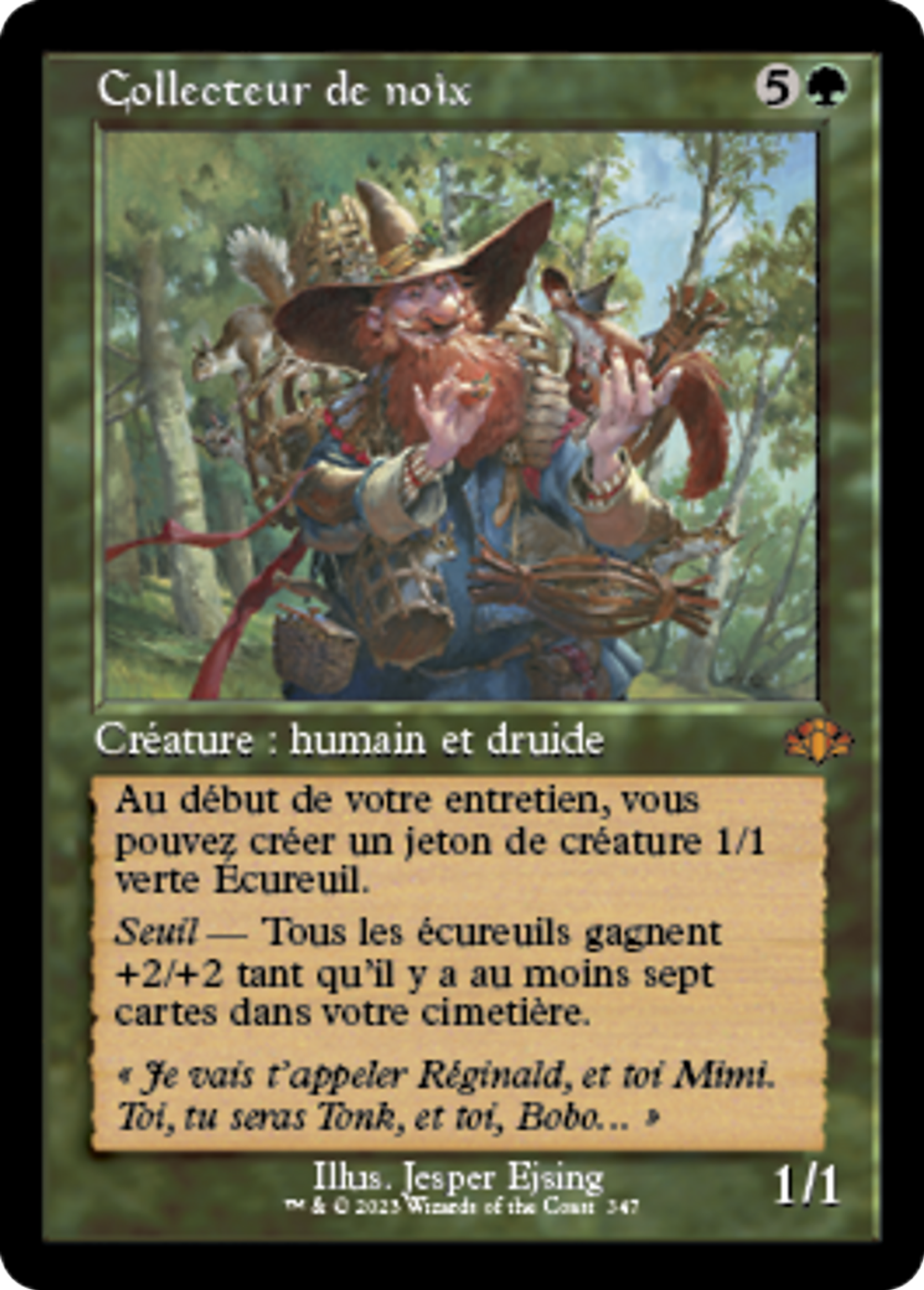 Collecteur de noix — Dominaria Remastered — Magic: The Gathering