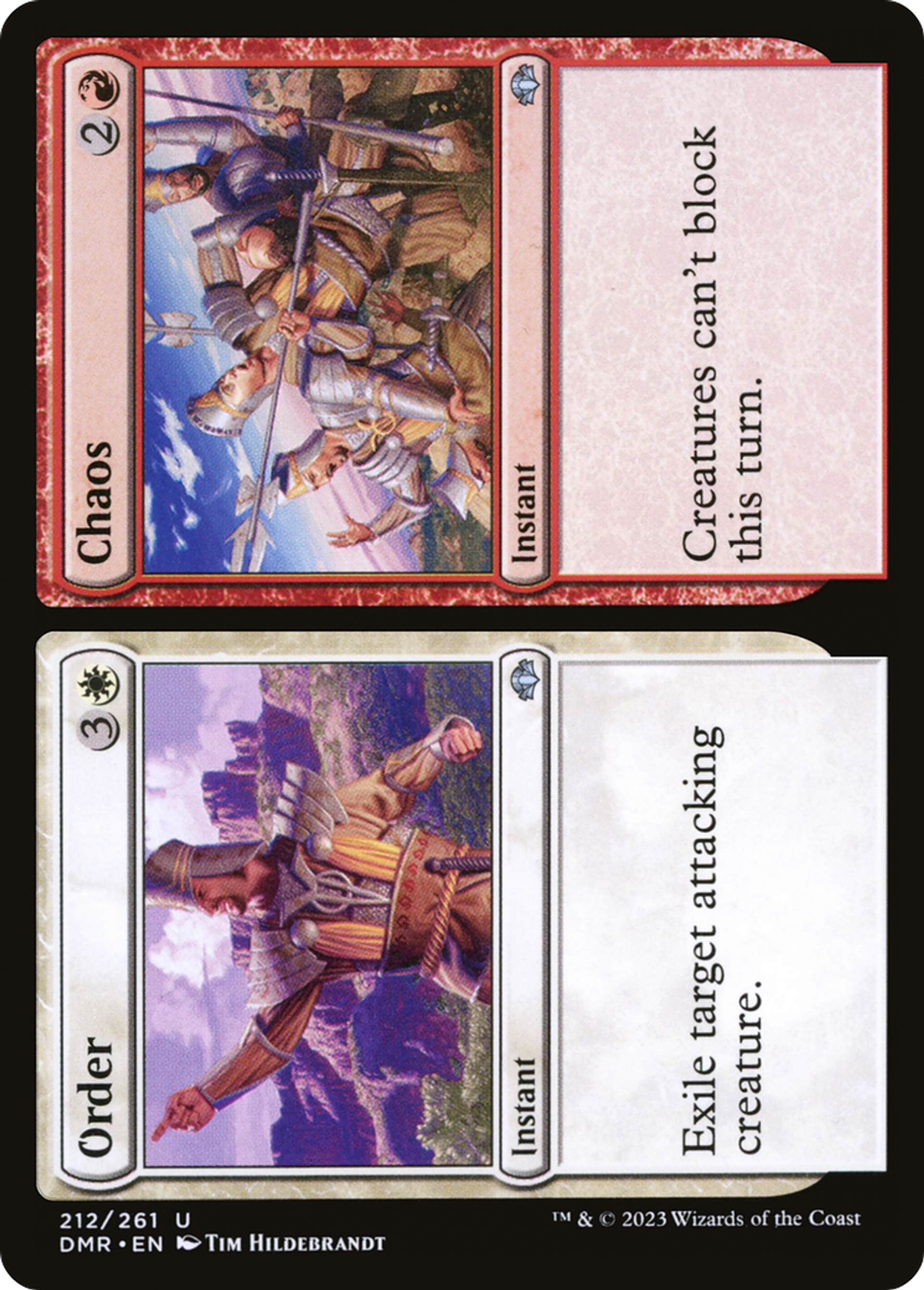 Order // Chaos — Dominaria Remastered — Magic: The Gathering