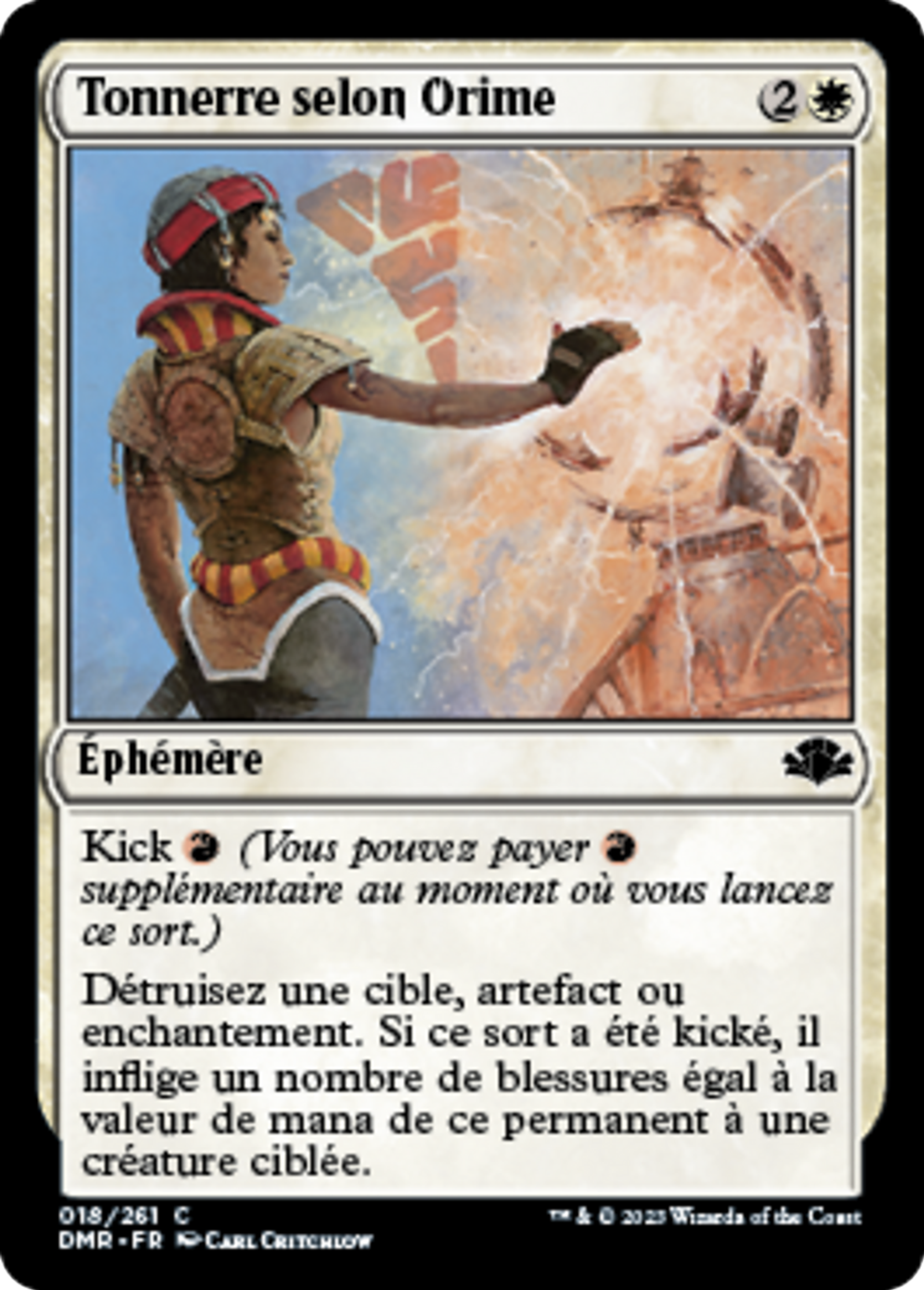 Tonnerre selon Orime — Dominaria Remastered — Magic: The Gathering