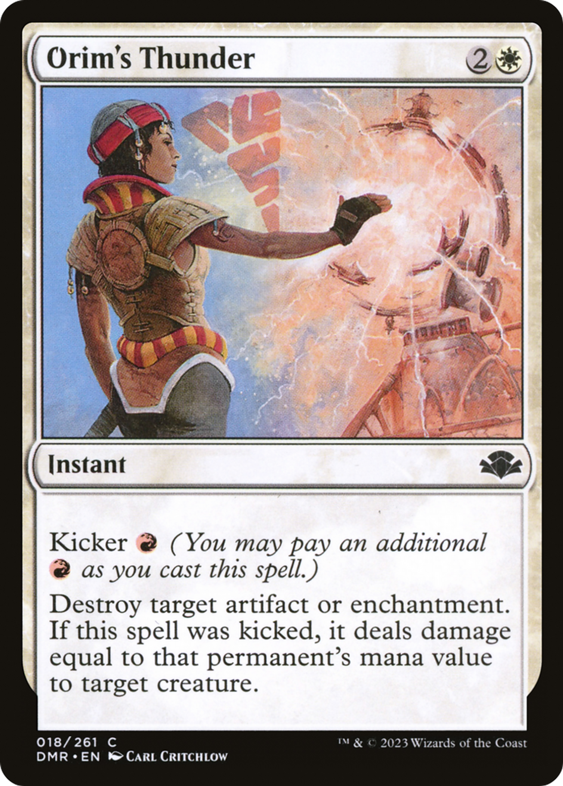 Tonnerre selon Orime — Dominaria Remastered — Magic: The Gathering