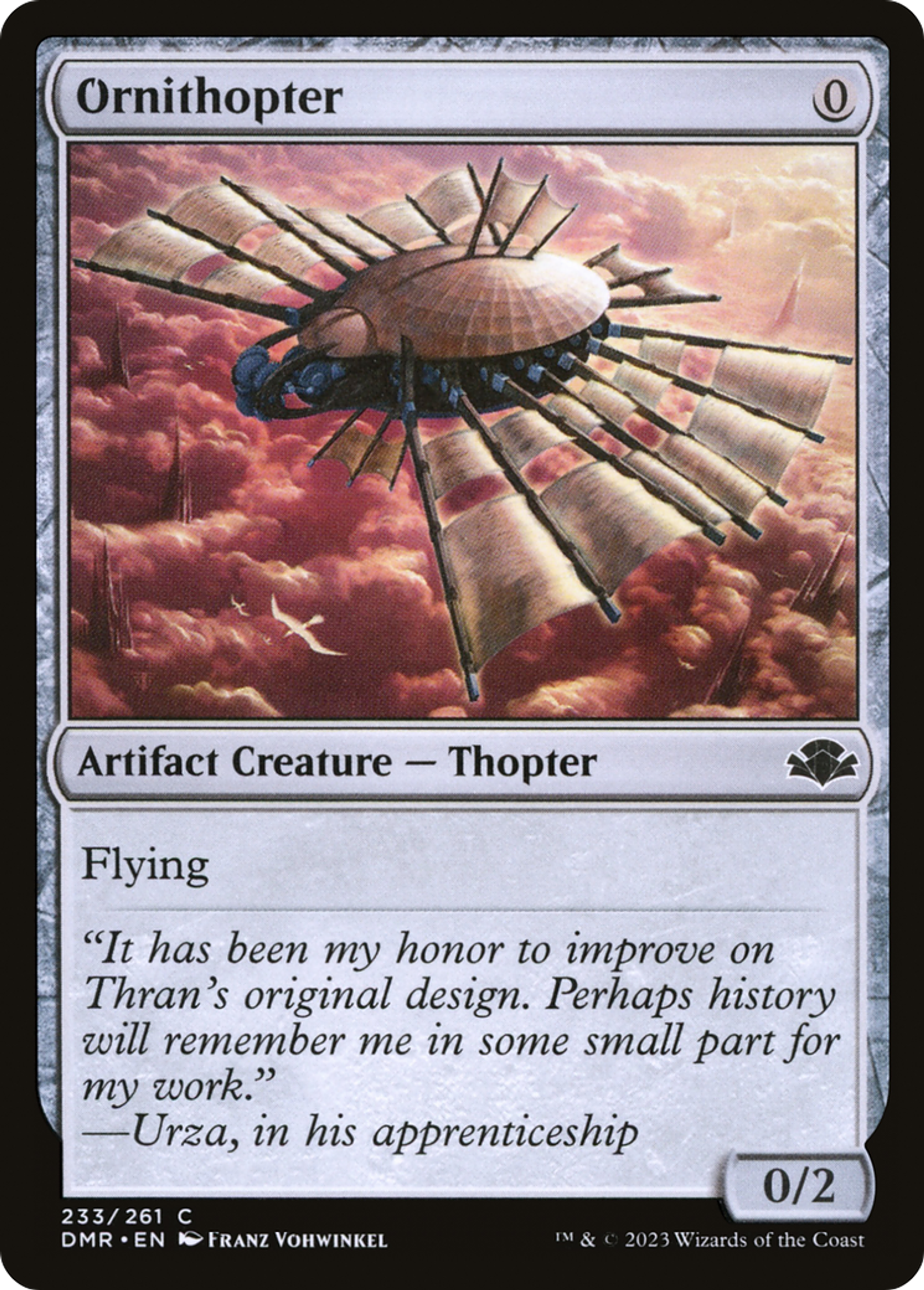 Ornithoptère — Dominaria Remastered — Magic: The Gathering