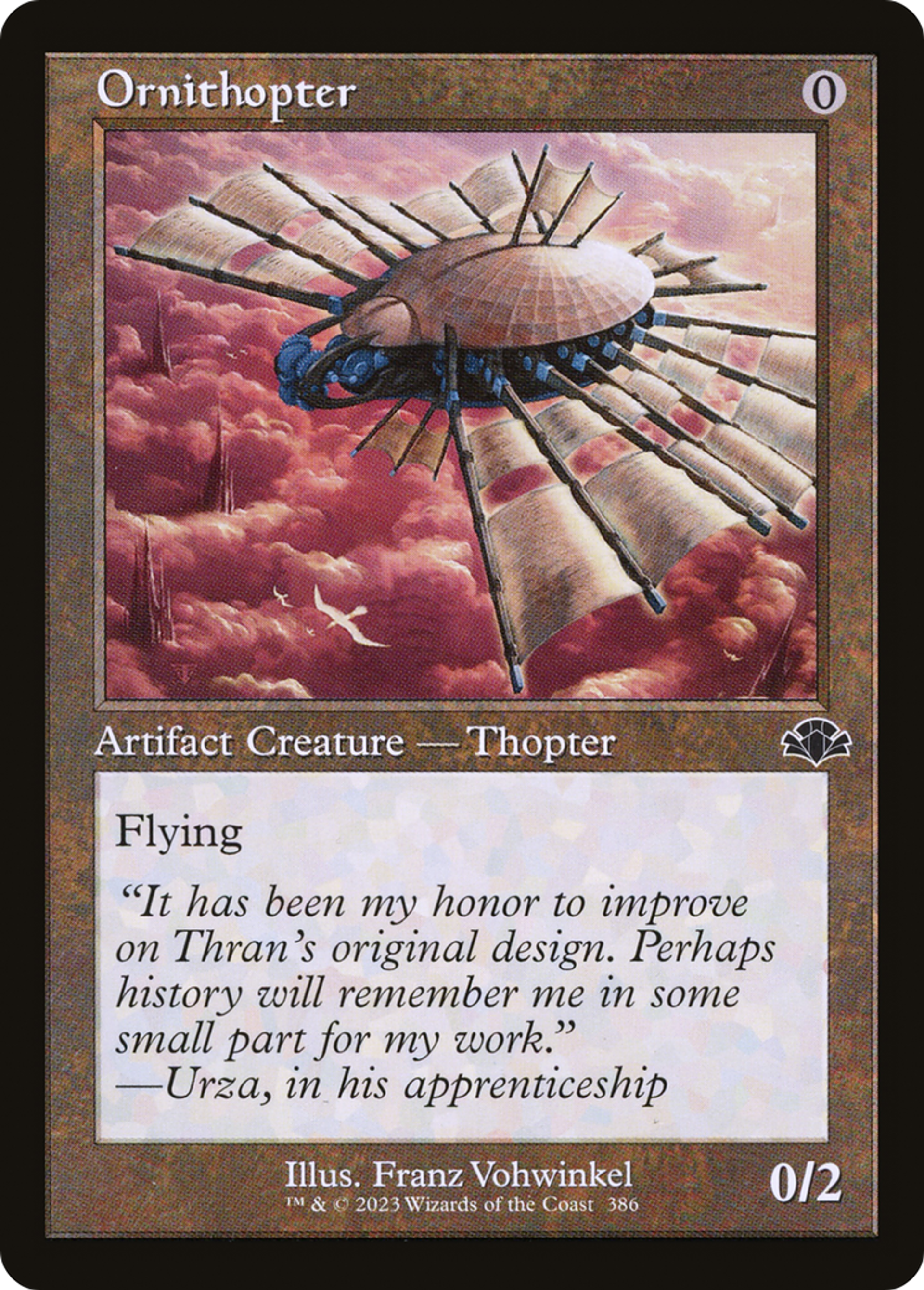 Ornithopter — Dominaria Remastered — Magic: The Gathering