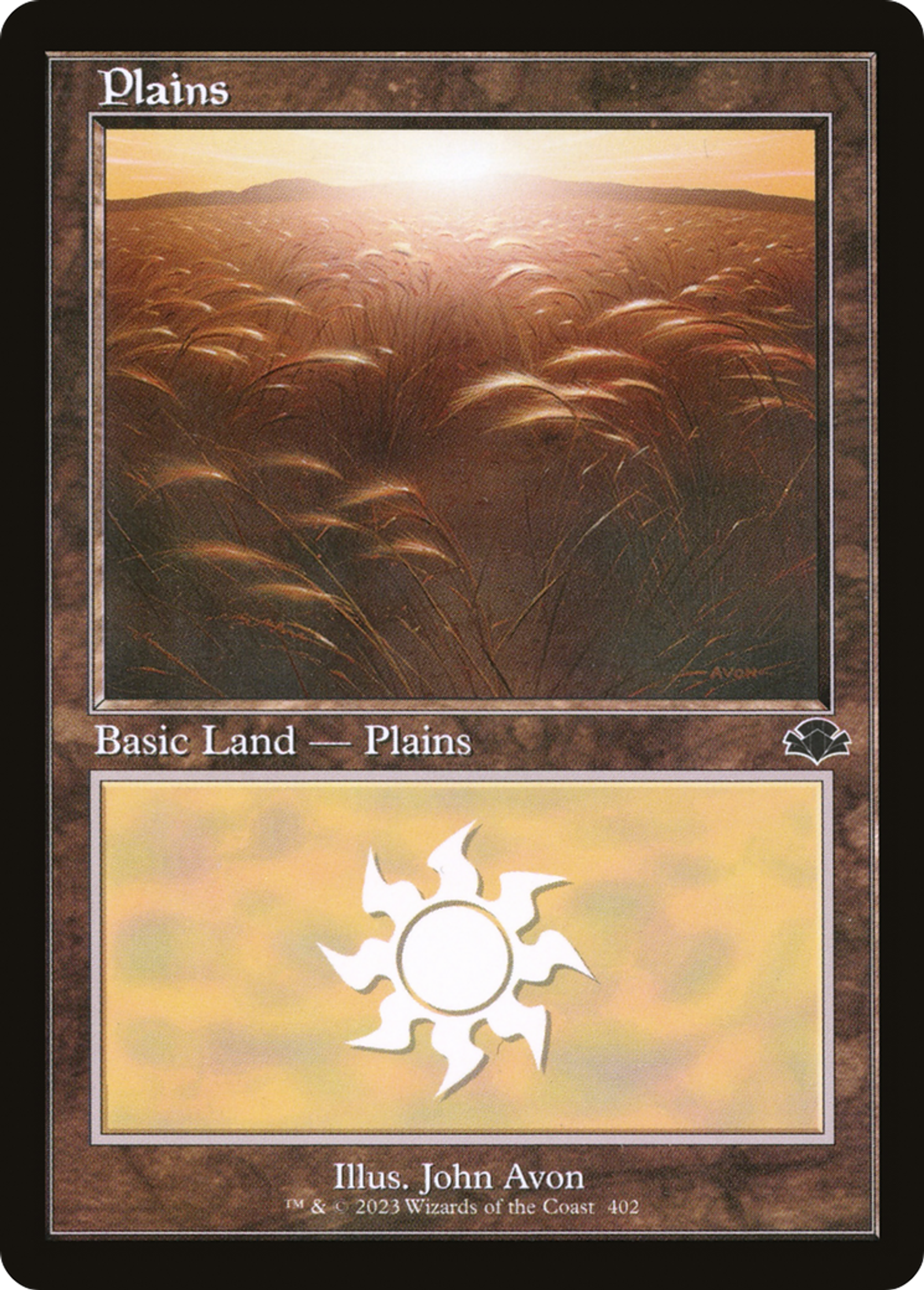 Plains — Dominaria Remastered — Magic: The Gathering