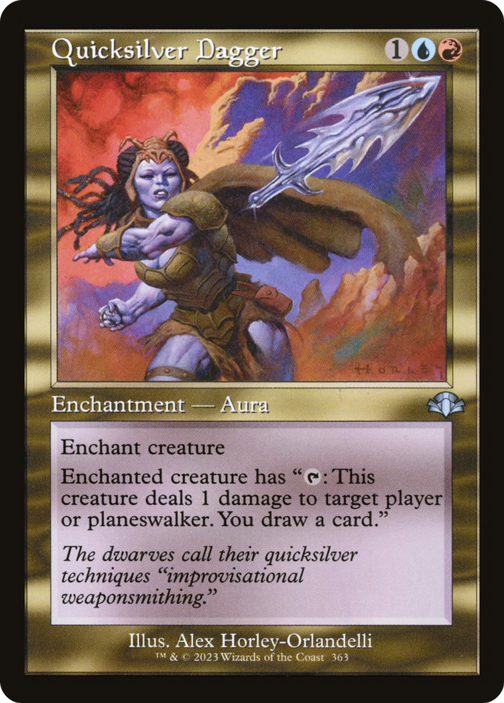Quicksilver Dagger — Dominaria Remastered — Magic: The Gathering