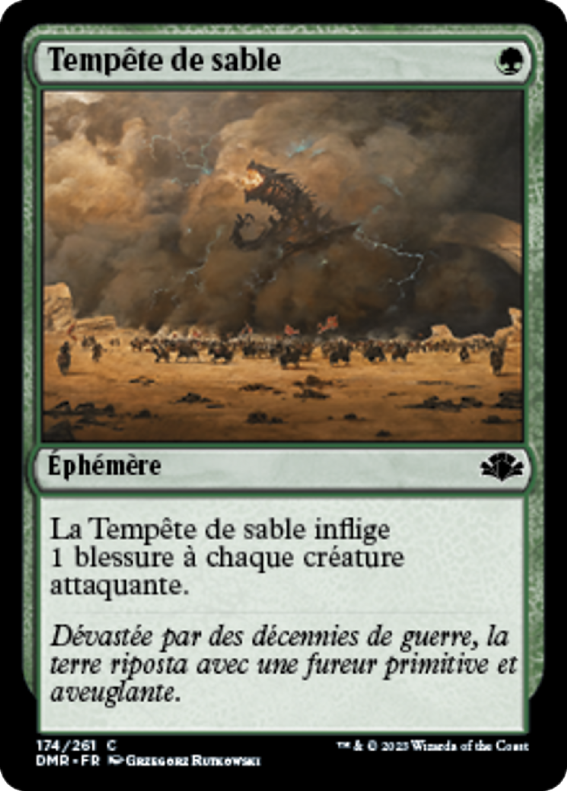 Tempête de sable — Dominaria Remastered — Magic: The Gathering