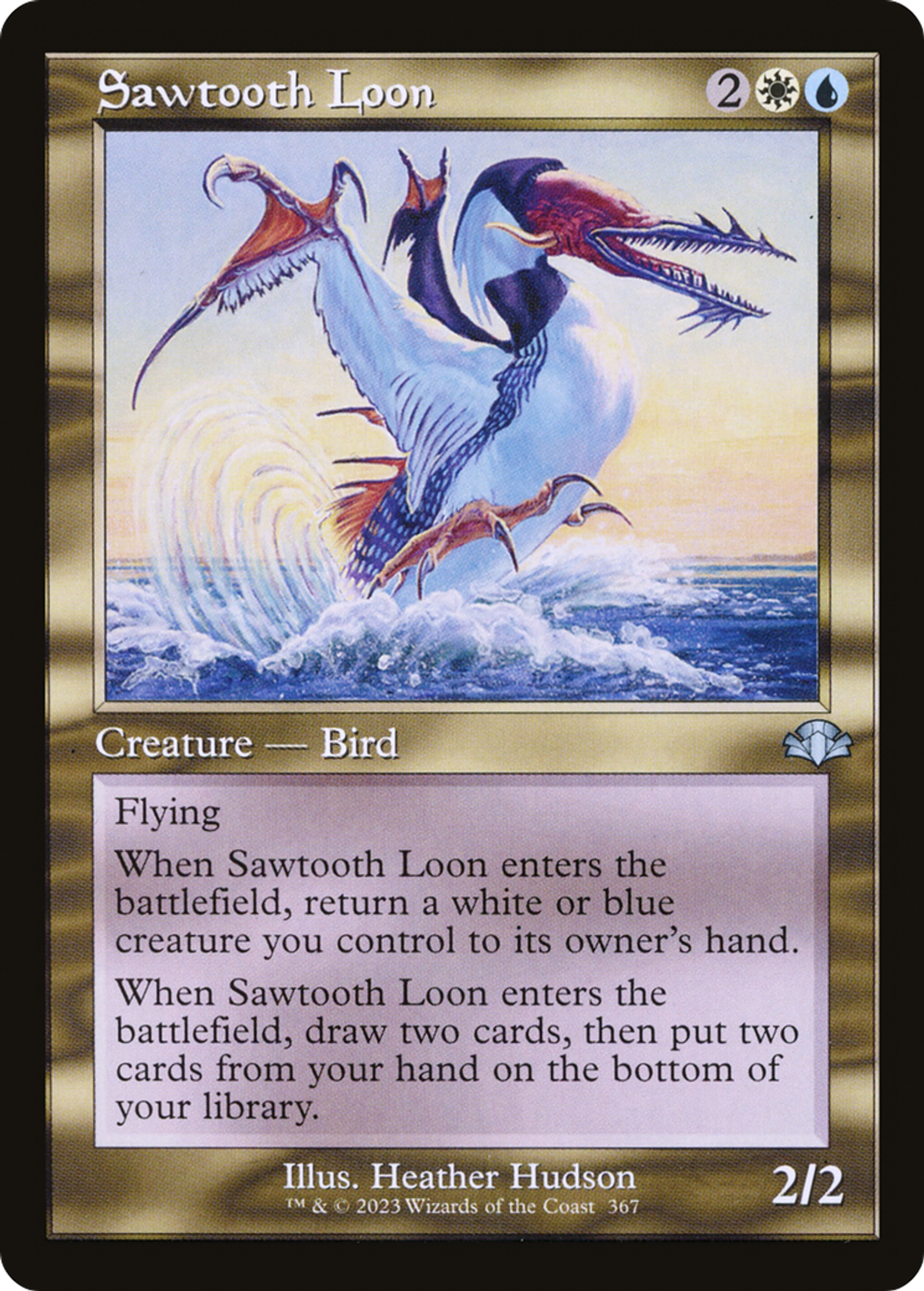 Sawtooth Loon — Dominaria Remastered — Magic: The Gathering