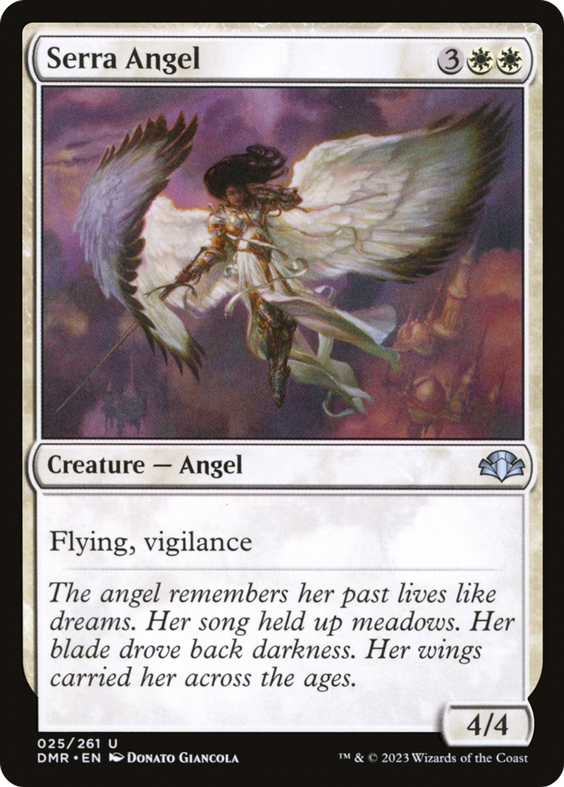 Ange de Serra — Dominaria Remastered — Magic: The Gathering