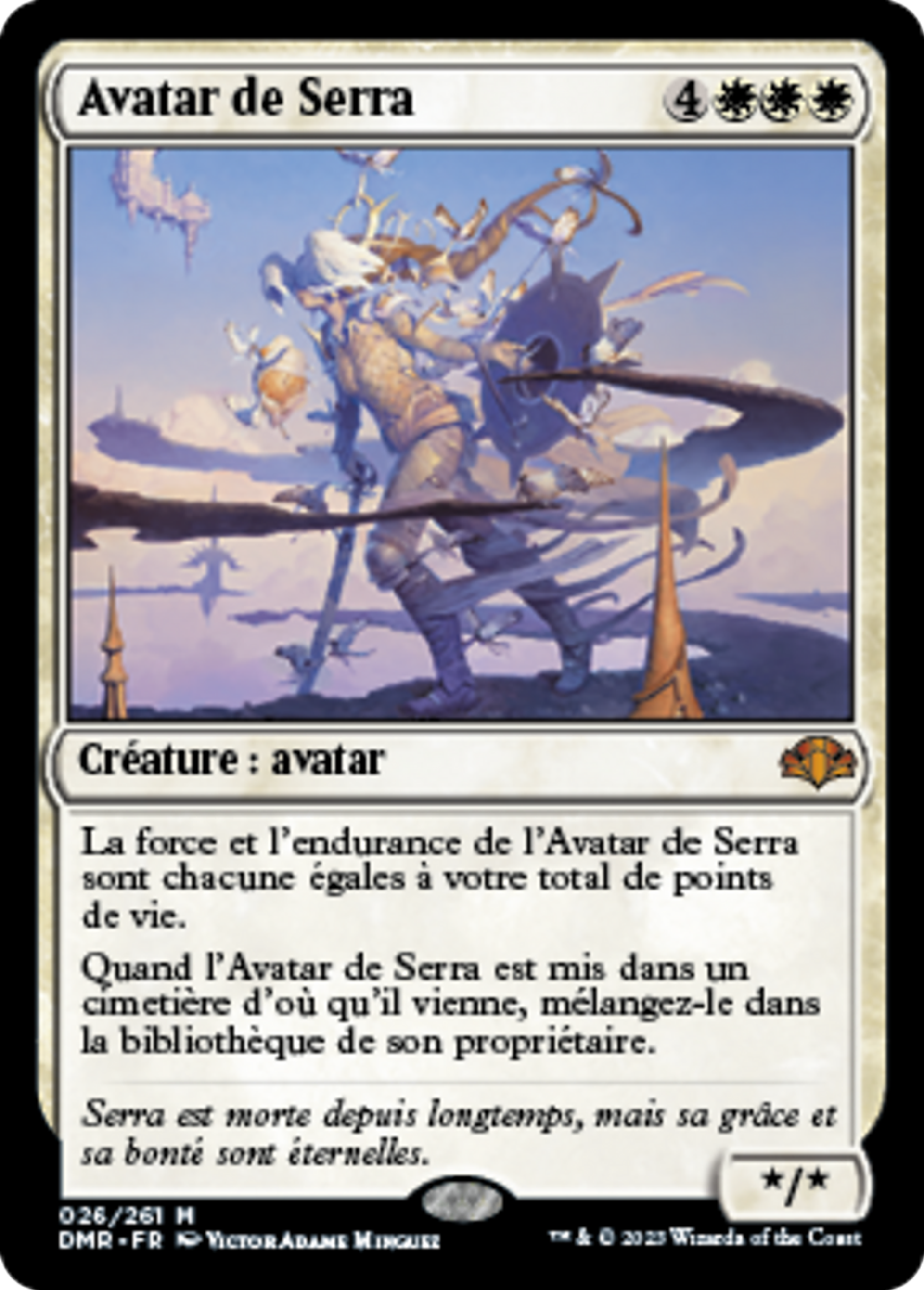 Avatar de Serra — Dominaria Remastered — Magic: The Gathering
