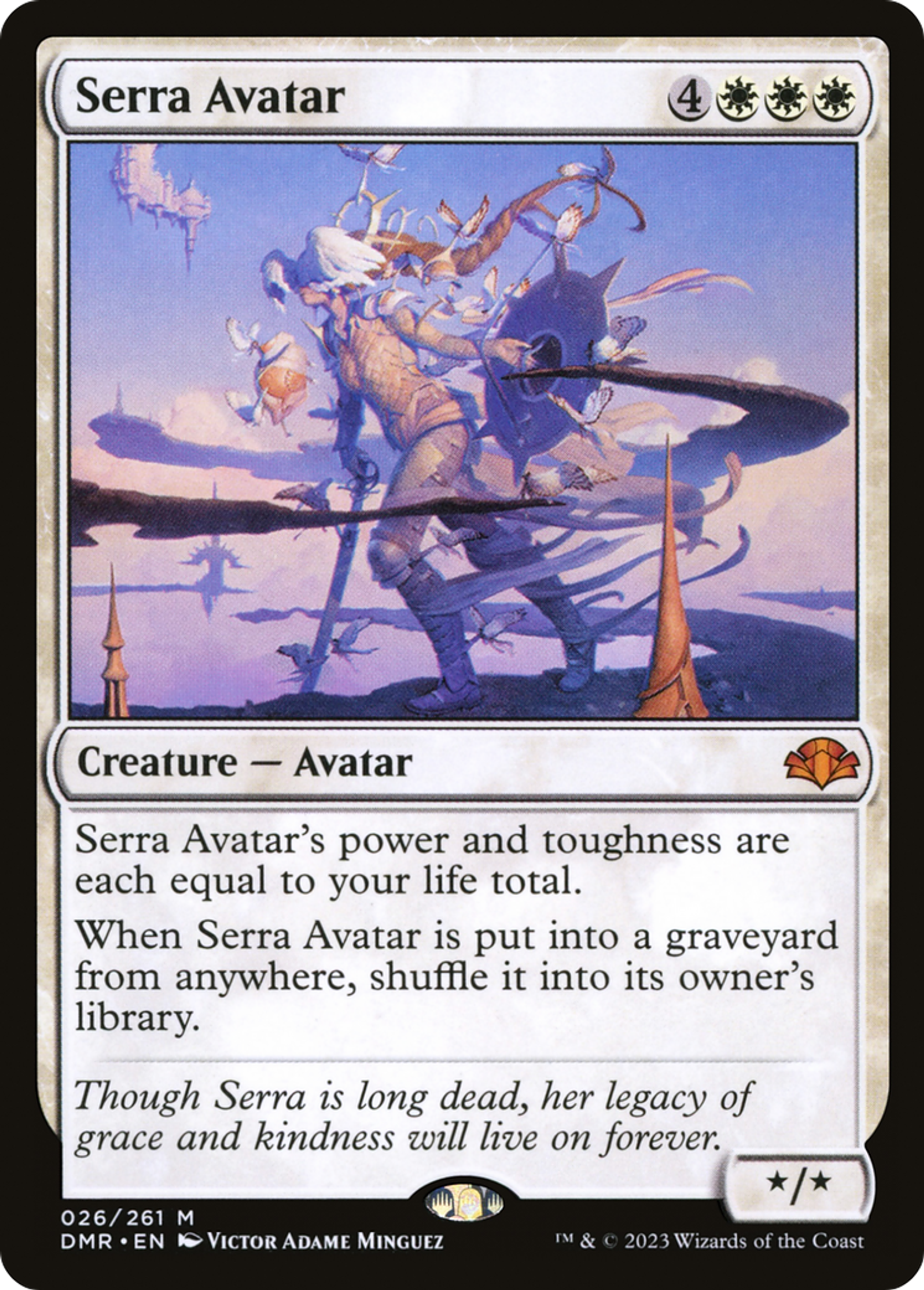 Avatar de Serra — Dominaria Remastered — Magic: The Gathering