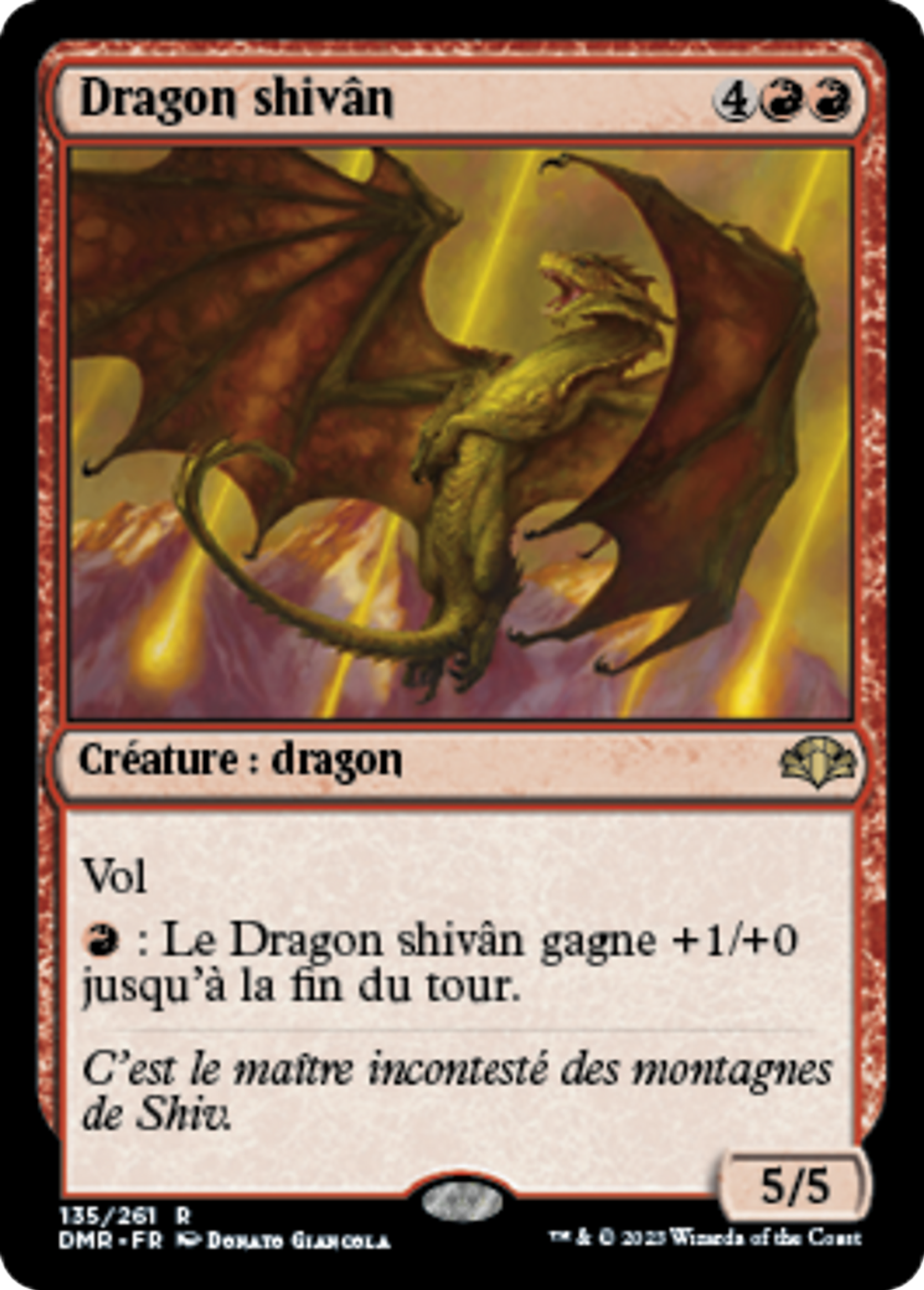 Dragon shivân — Dominaria Remastered — Magic: The Gathering