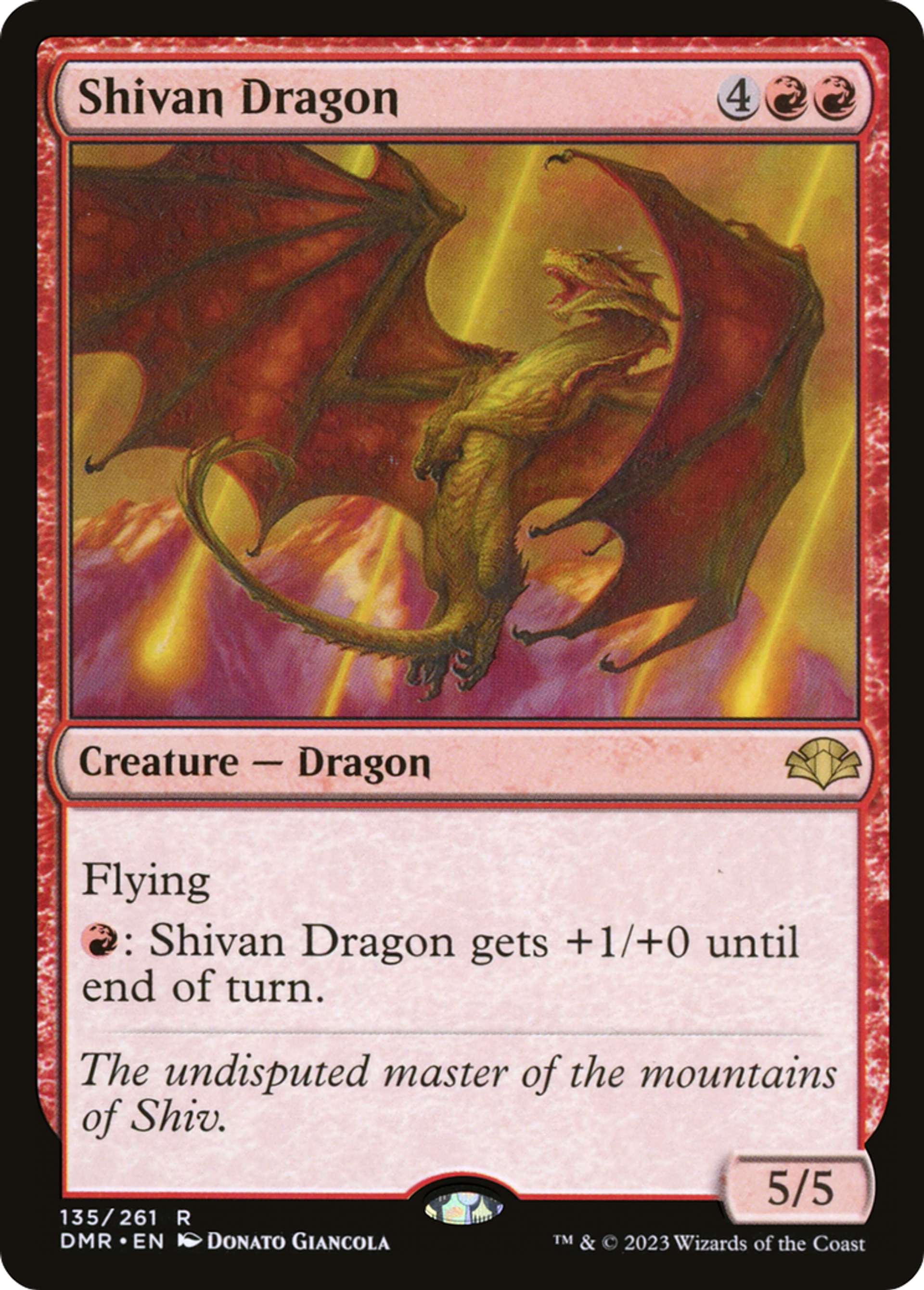Dragon shivân — Dominaria Remastered — Magic: The Gathering