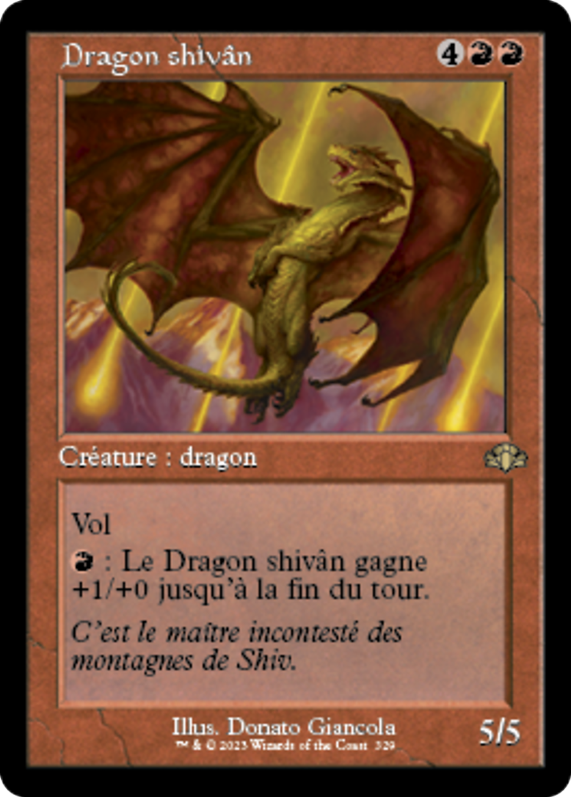 Dragon shivân — Dominaria Remastered — Magic: The Gathering