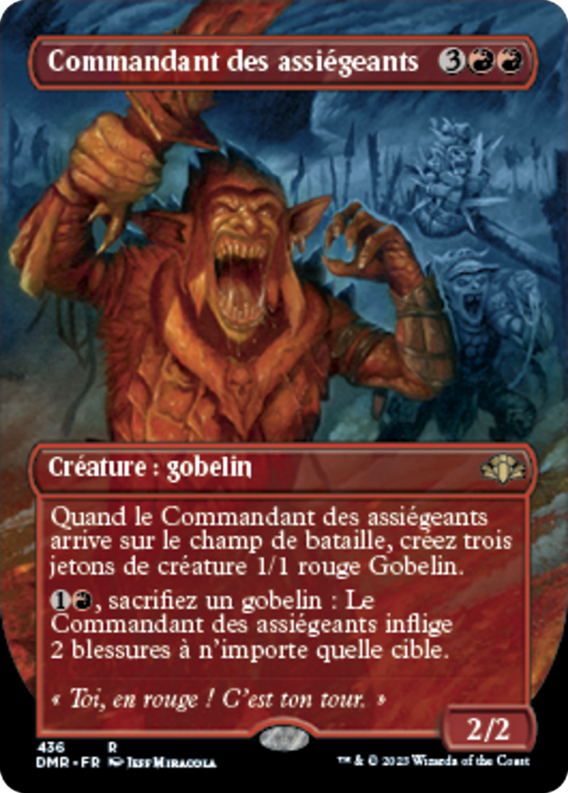 Commandant des assiégeants — Dominaria Remastered — Magic: The Gathering