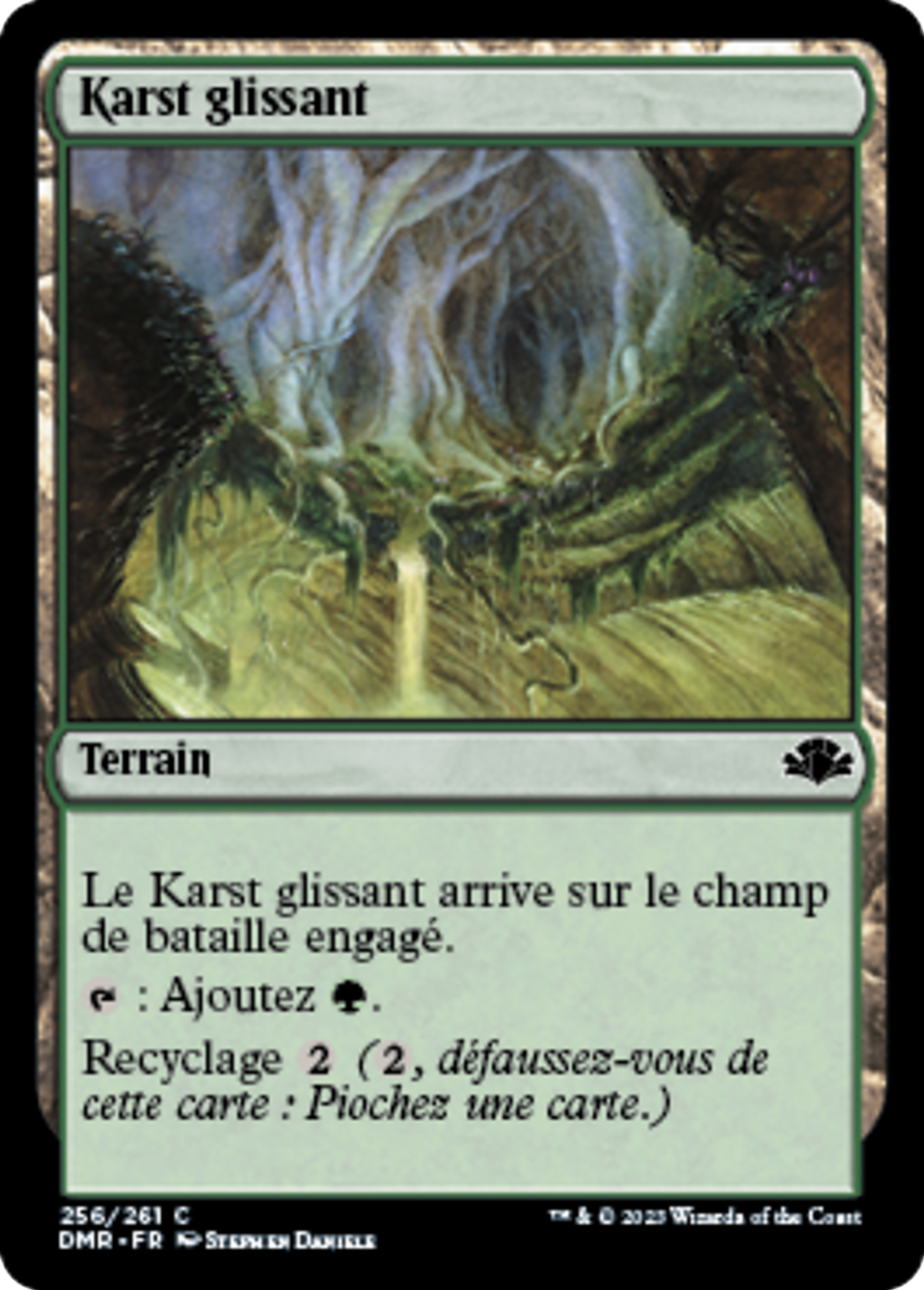 Karst glissant — Dominaria Remastered — Magic: The Gathering