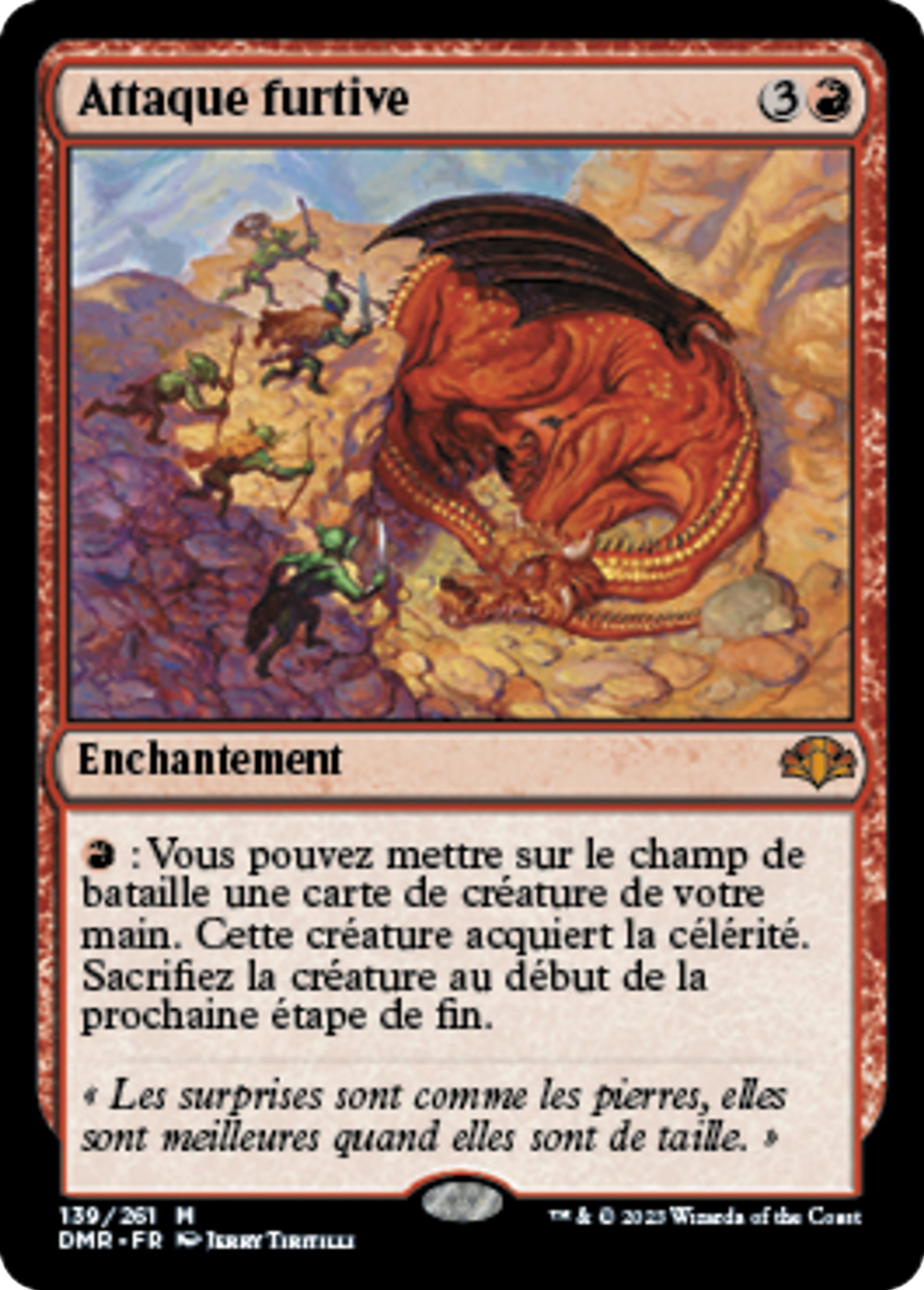 Attaque furtive — Dominaria Remastered — Magic: The Gathering