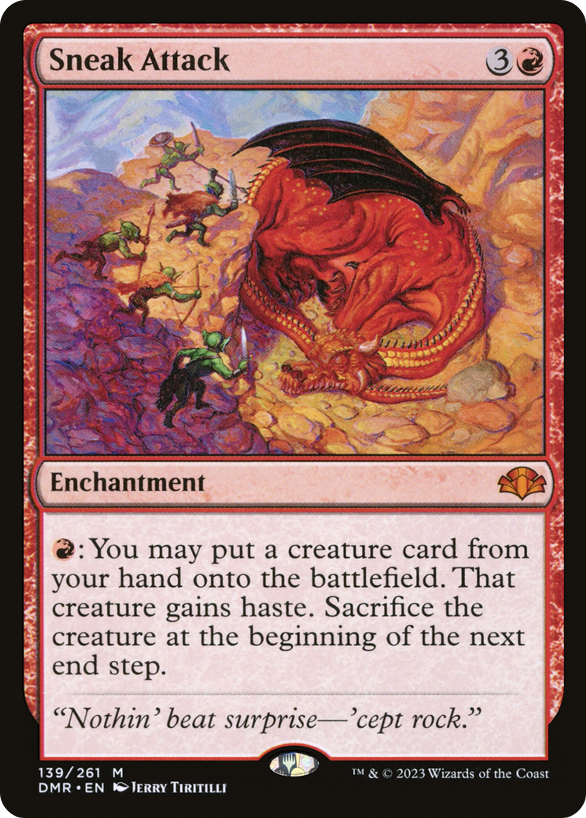 Attaque furtive — Dominaria Remastered — Magic: The Gathering