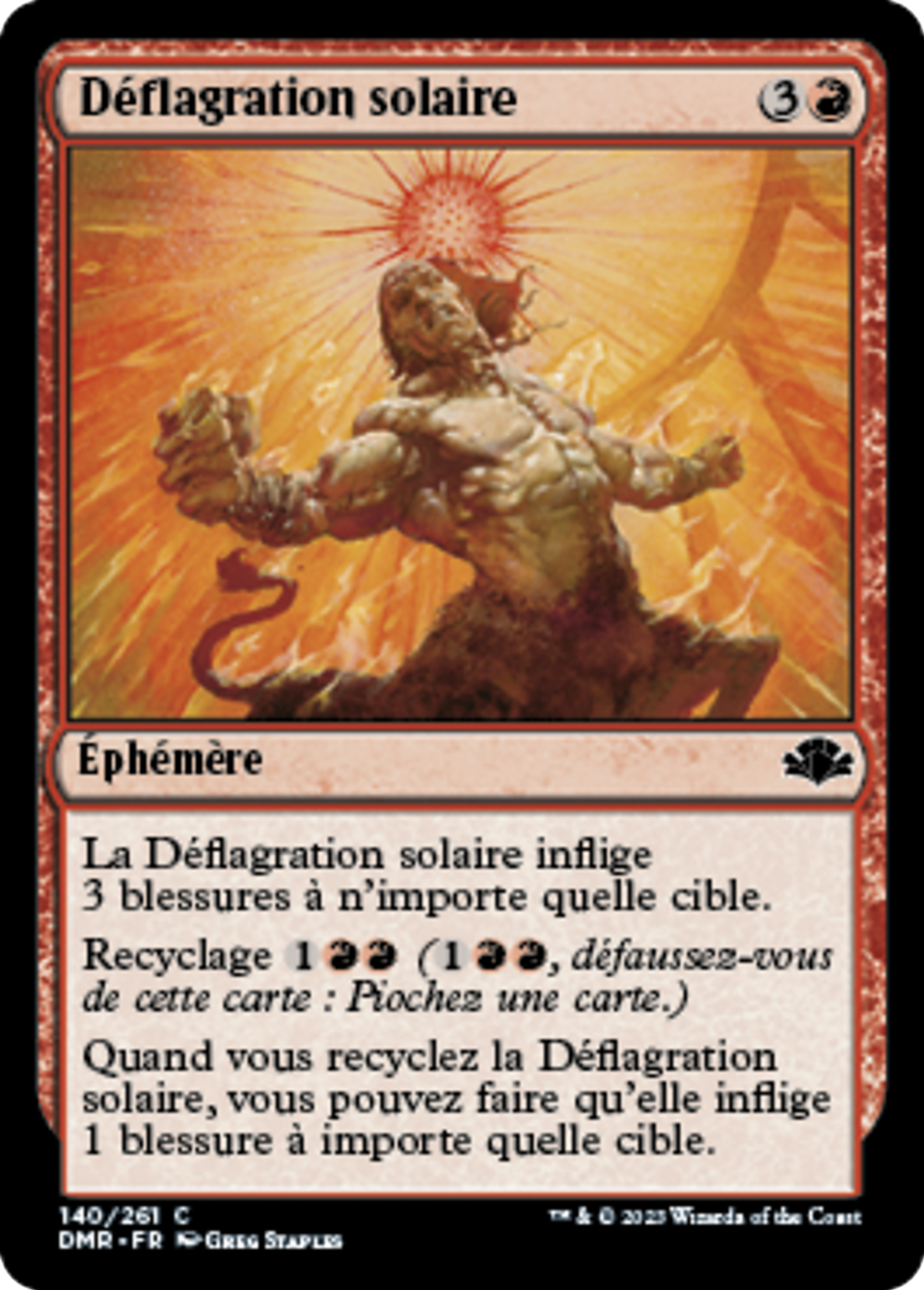 Déflagration solaire — Dominaria Remastered — Magic: The Gathering