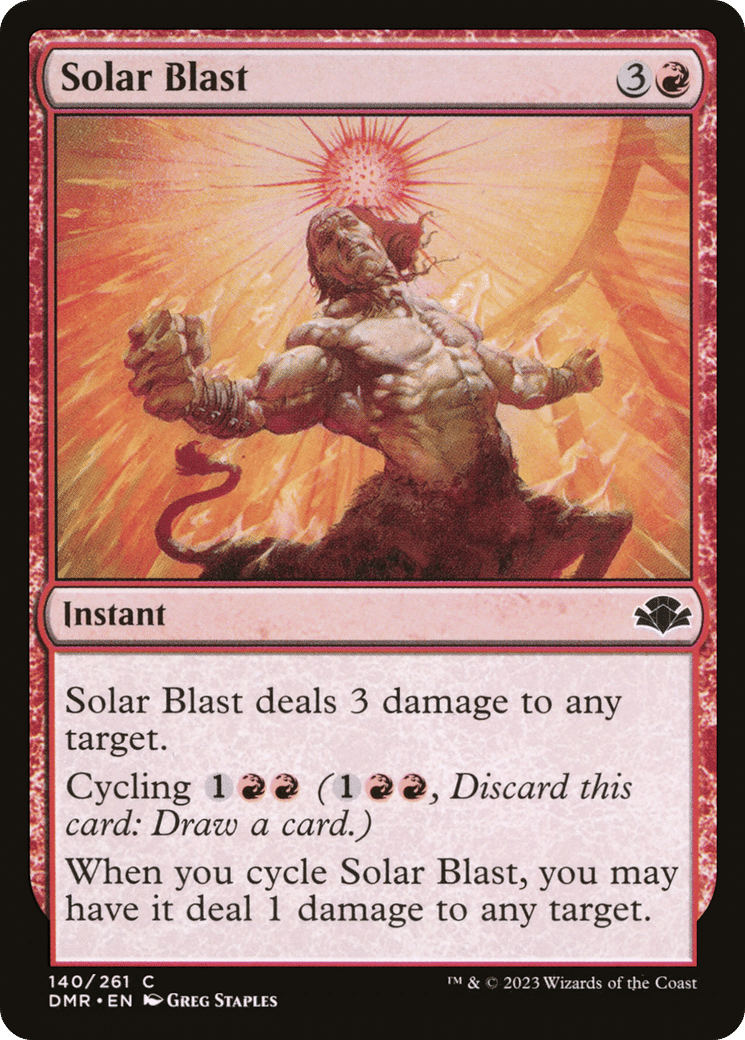 Solar Blast — Dominaria Remastered — Magic: The Gathering