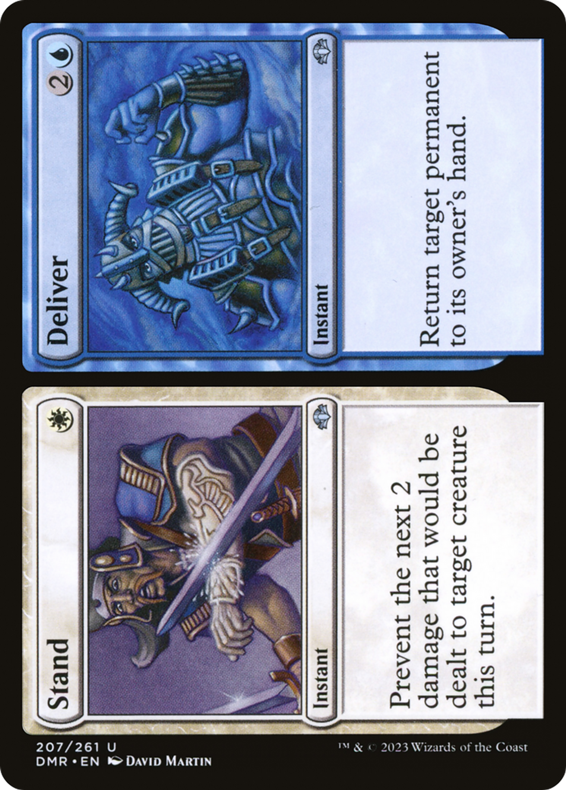 Stand // Deliver — Dominaria Remastered — Magic: The Gathering