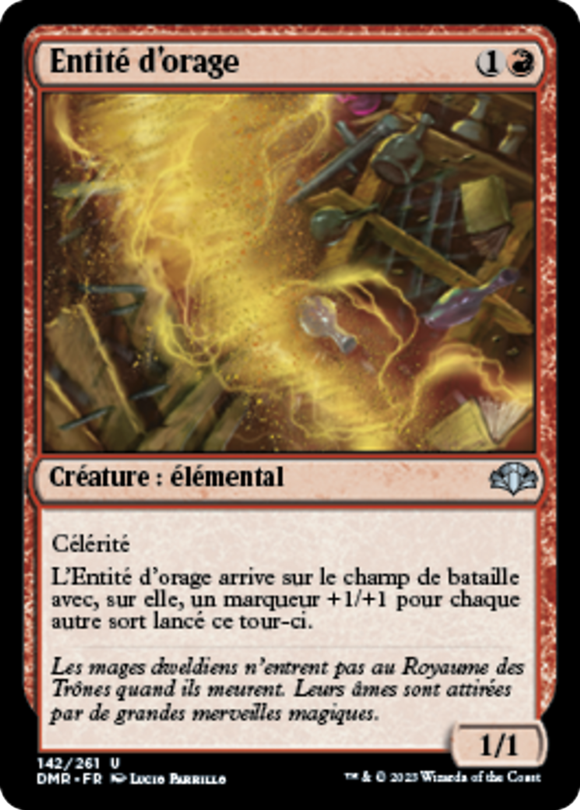 Entité d'orage — Dominaria Remastered — Magic: The Gathering