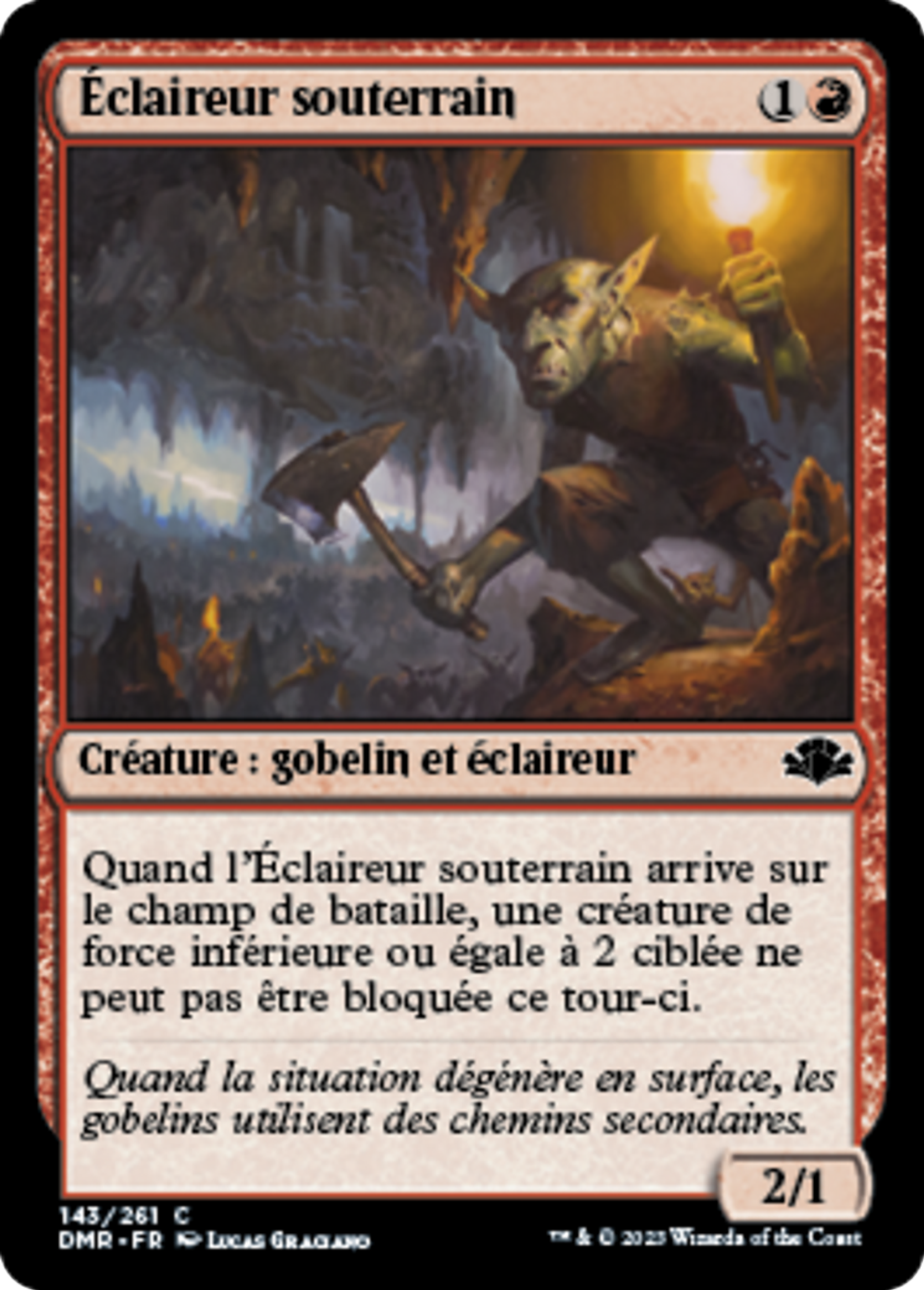 Éclaireur souterrain — Dominaria Remastered — Magic: The Gathering