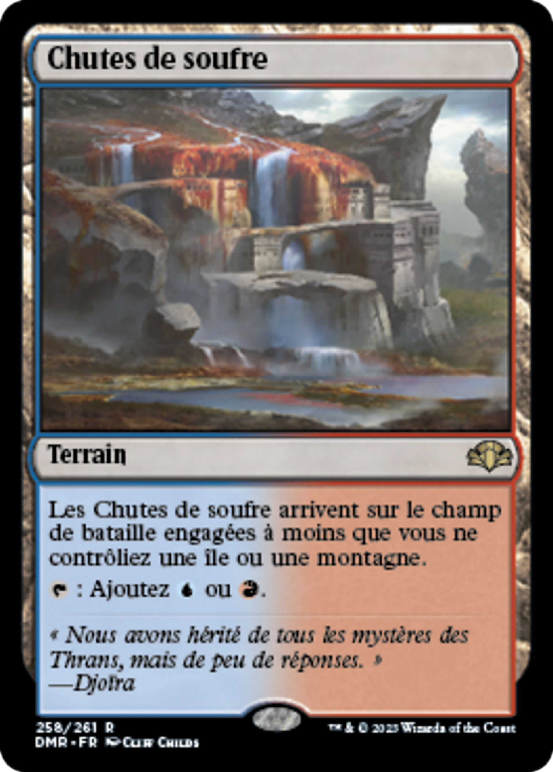 Chutes de soufre — Dominaria Remastered — Magic: The Gathering