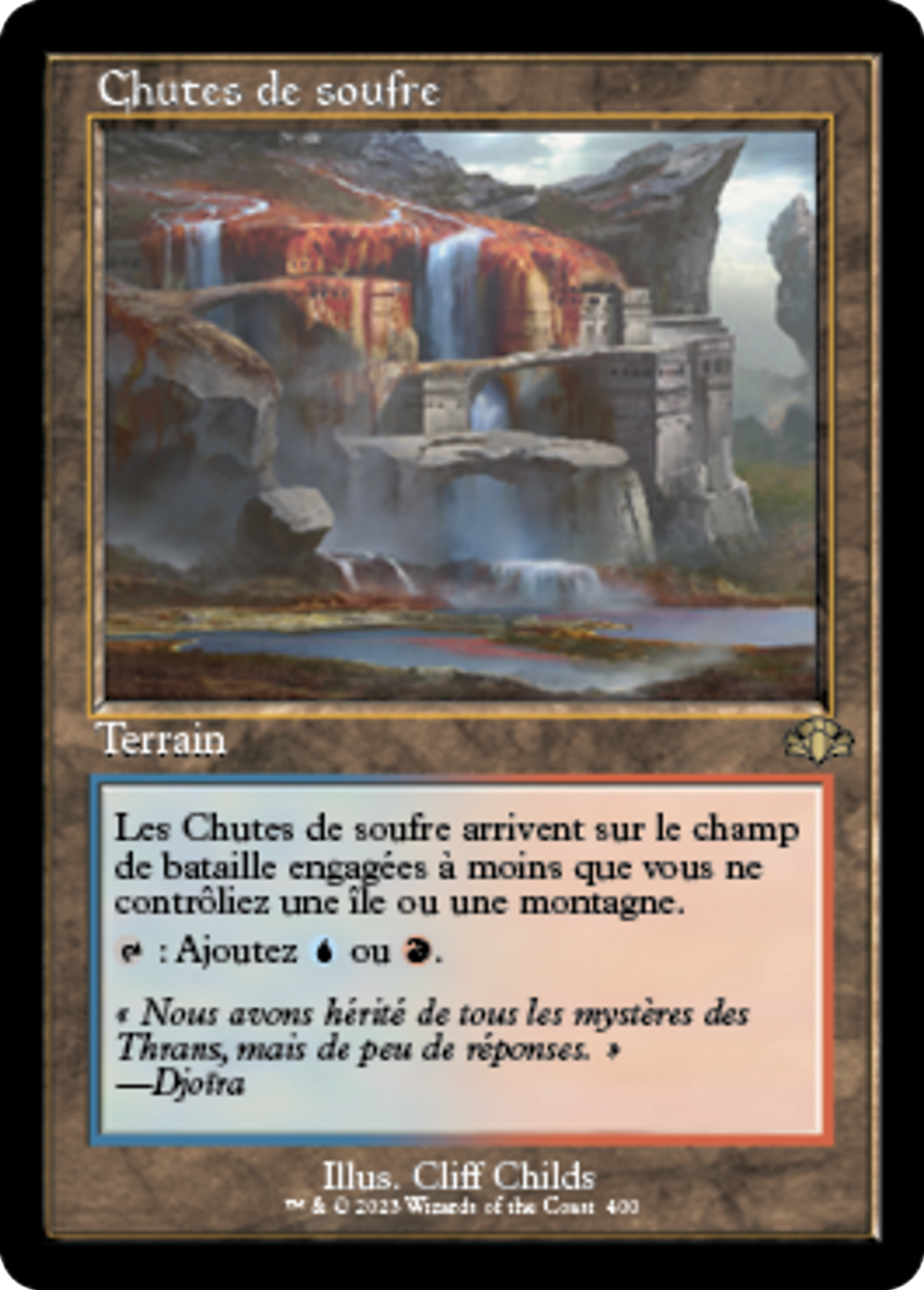 Chutes de soufre — Dominaria Remastered — Magic: The Gathering