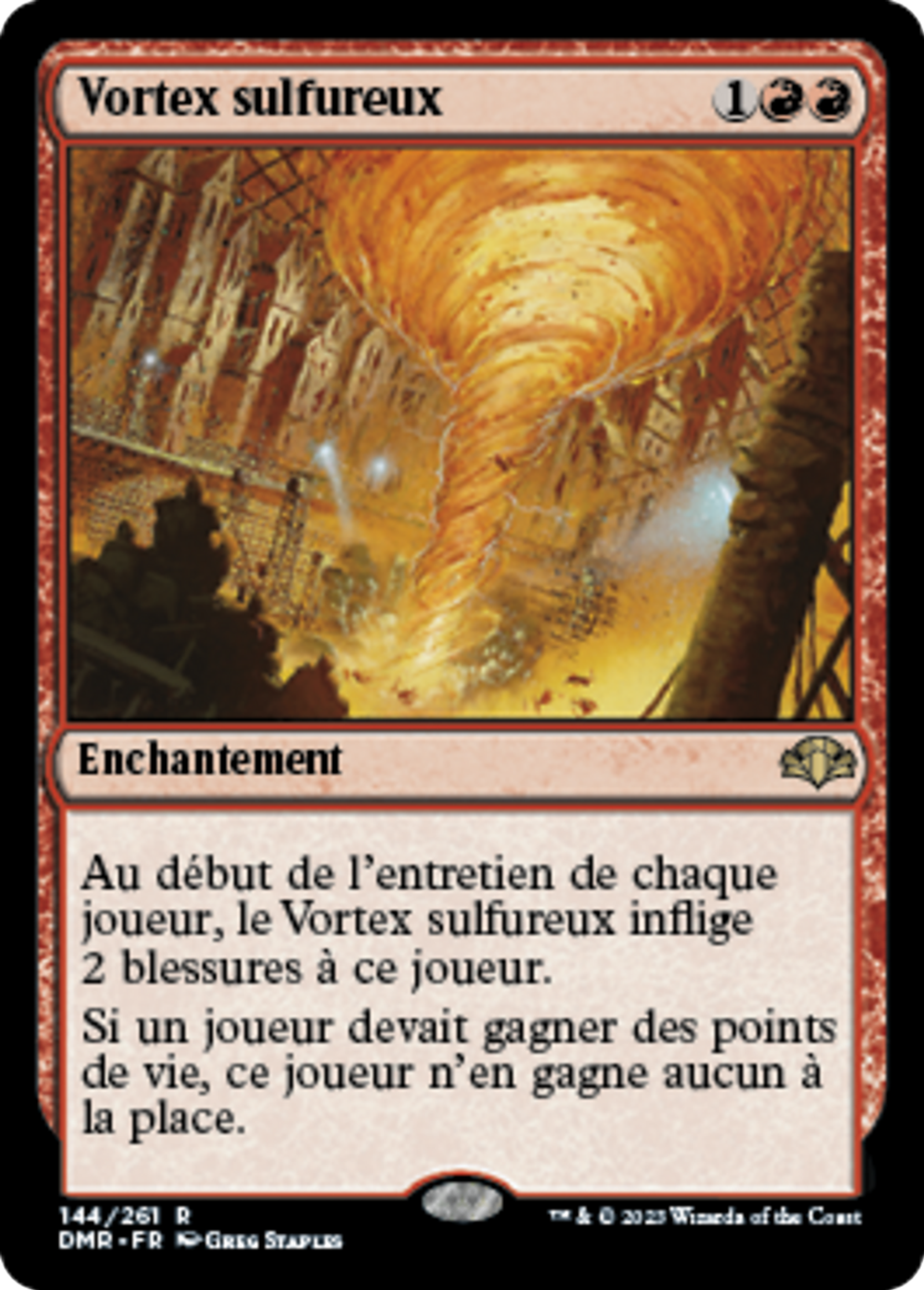 Vortex sulfureux — Dominaria Remastered — Magic: The Gathering