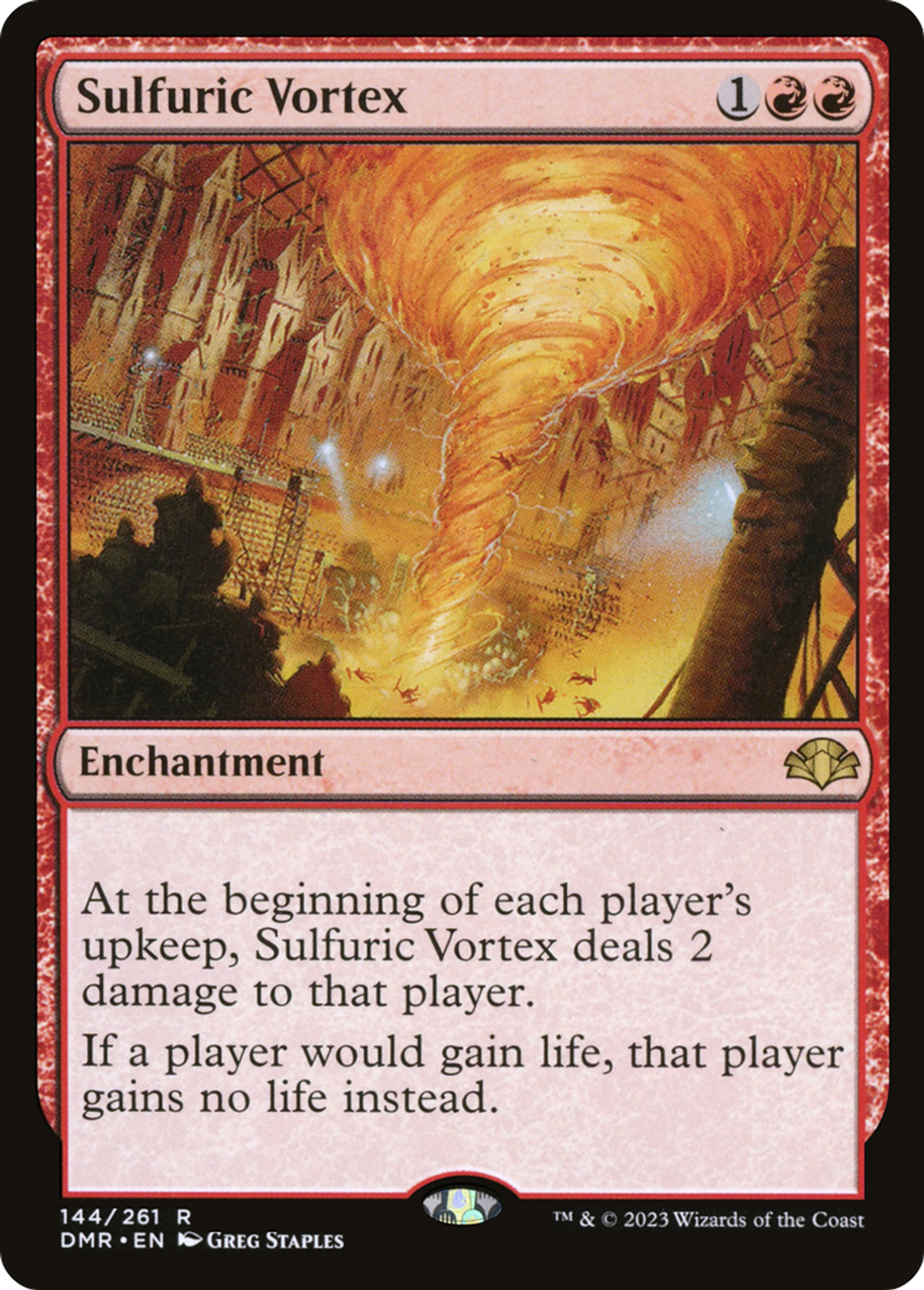Vortex sulfureux — Dominaria Remastered — Magic: The Gathering