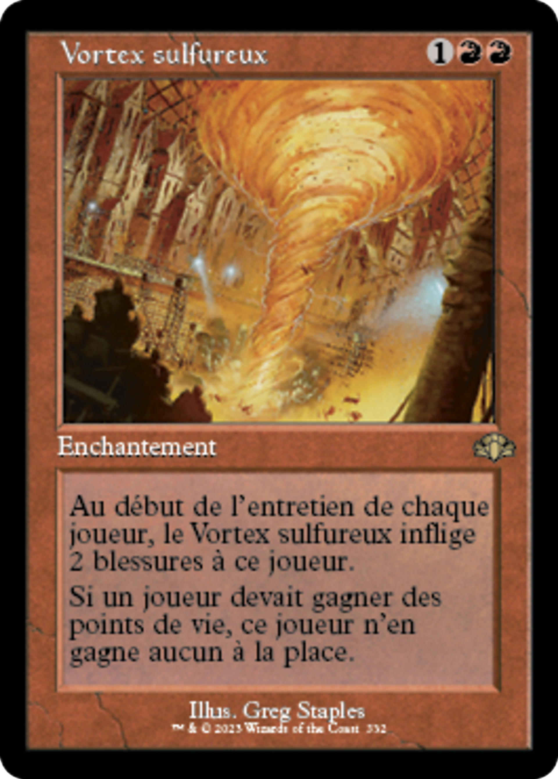 Vortex sulfureux — Dominaria Remastered — Magic: The Gathering