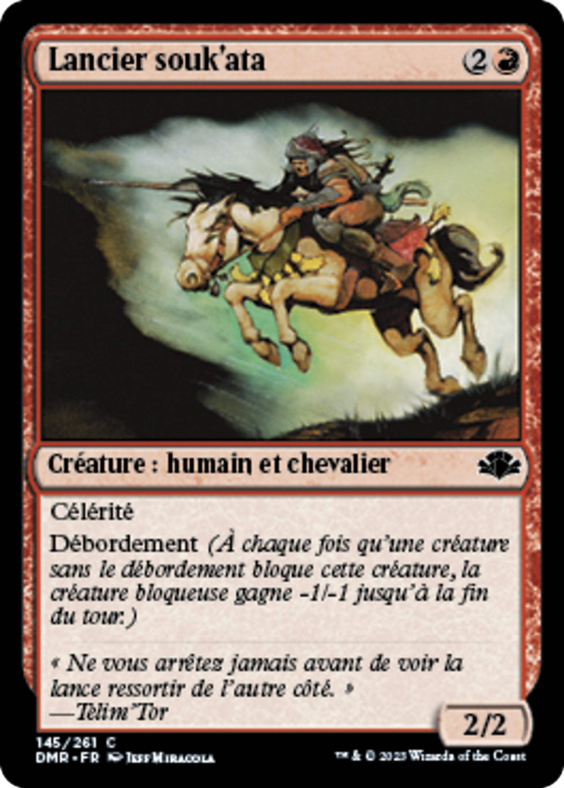 Lancier souk'ata — Dominaria Remastered — Magic: The Gathering