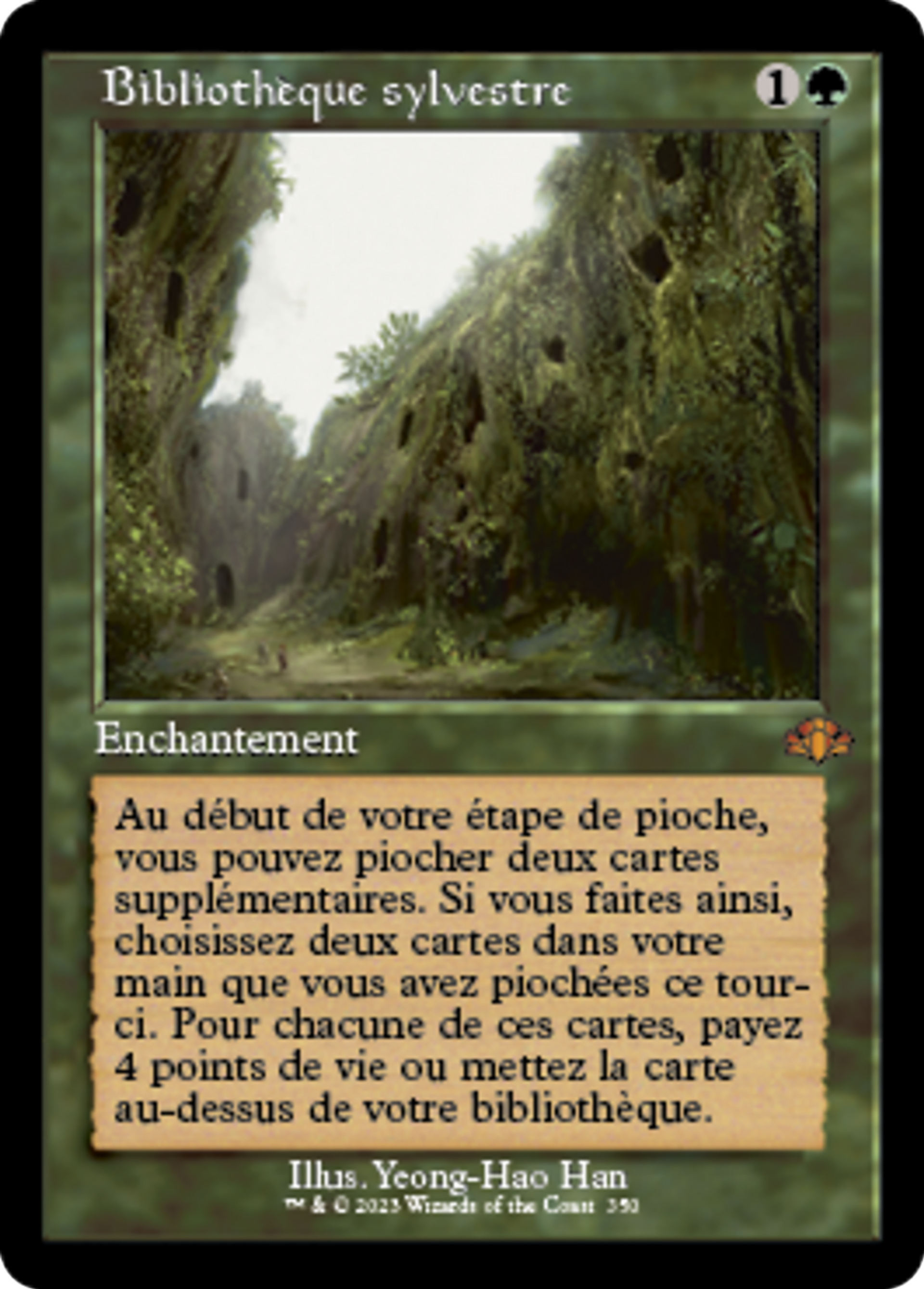 Bibliothèque sylvestre — Dominaria Remastered — Magic: The Gathering