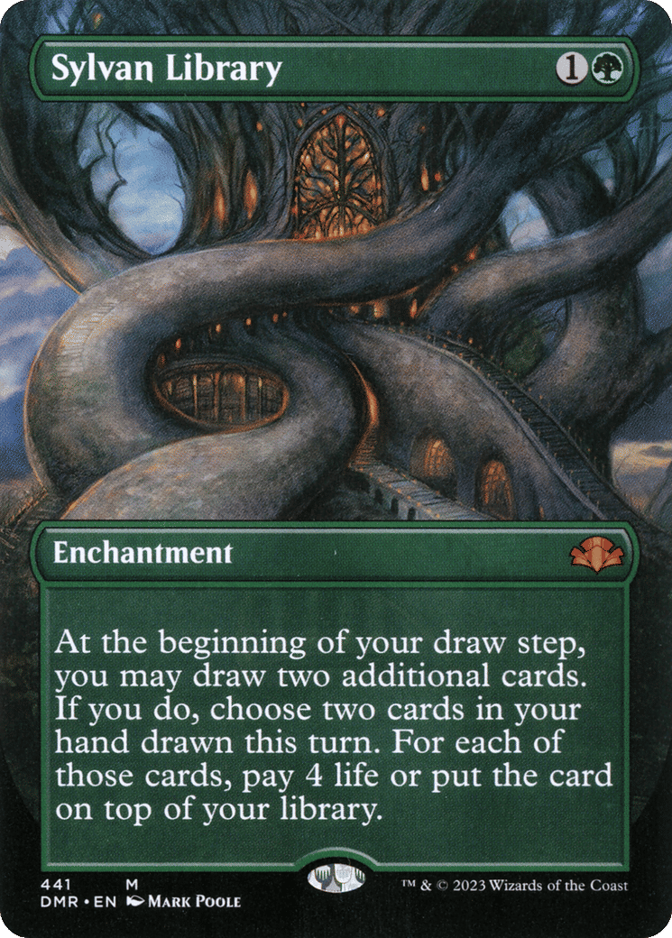 Sylvan Library — Dominaria Remastered — Magic: The Gathering
