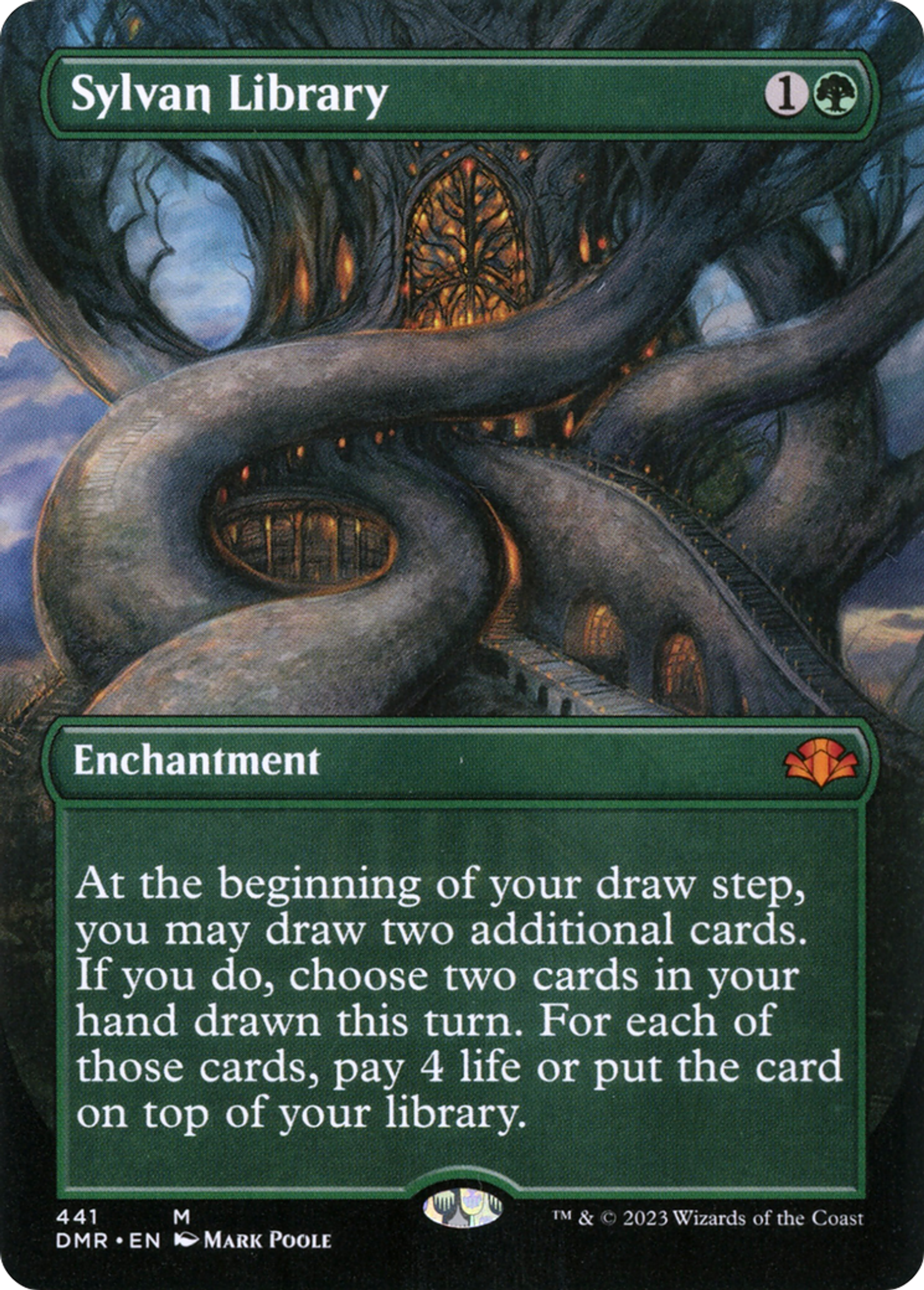 Sylvan Library — Dominaria Remastered — Magic: The Gathering