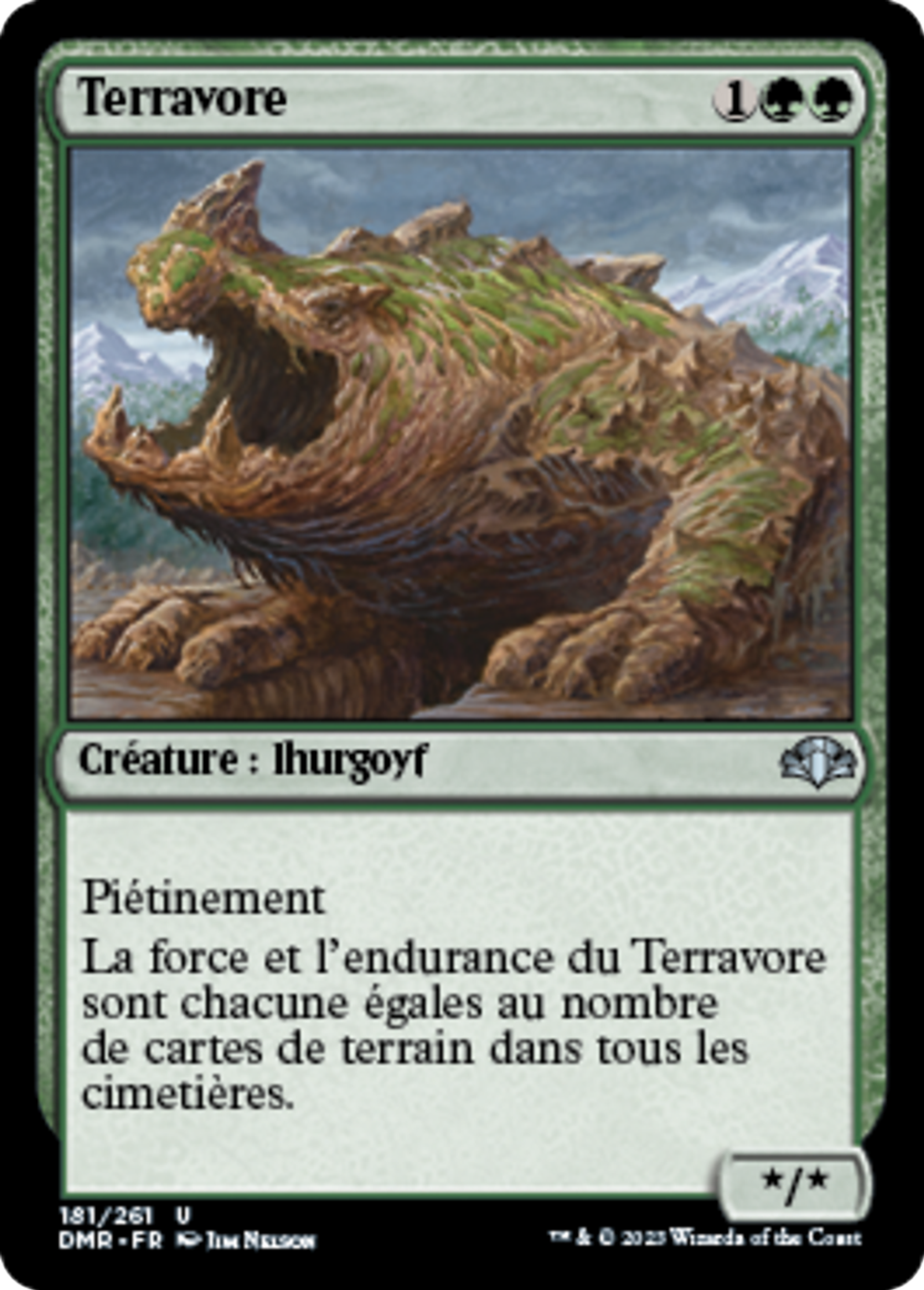 Terravore — Dominaria Remastered — Magic: The Gathering