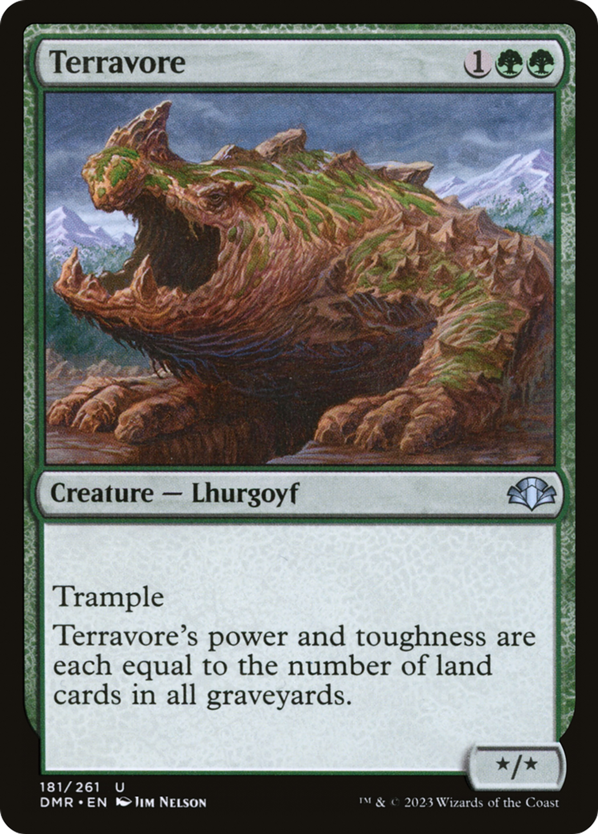 Terravore — Dominaria Remastered — Magic: The Gathering