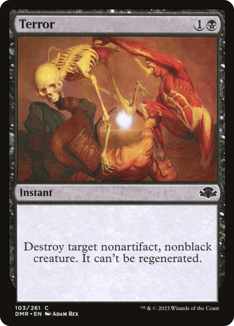 Terror — Dominaria Remastered — Magic: The Gathering