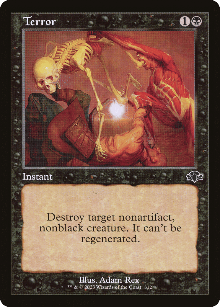 Terror — Dominaria Remastered — Magic: The Gathering