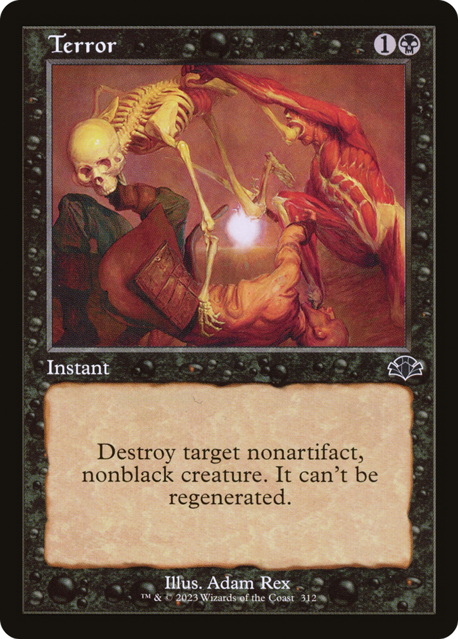 Terror — Dominaria Remastered — Magic: The Gathering